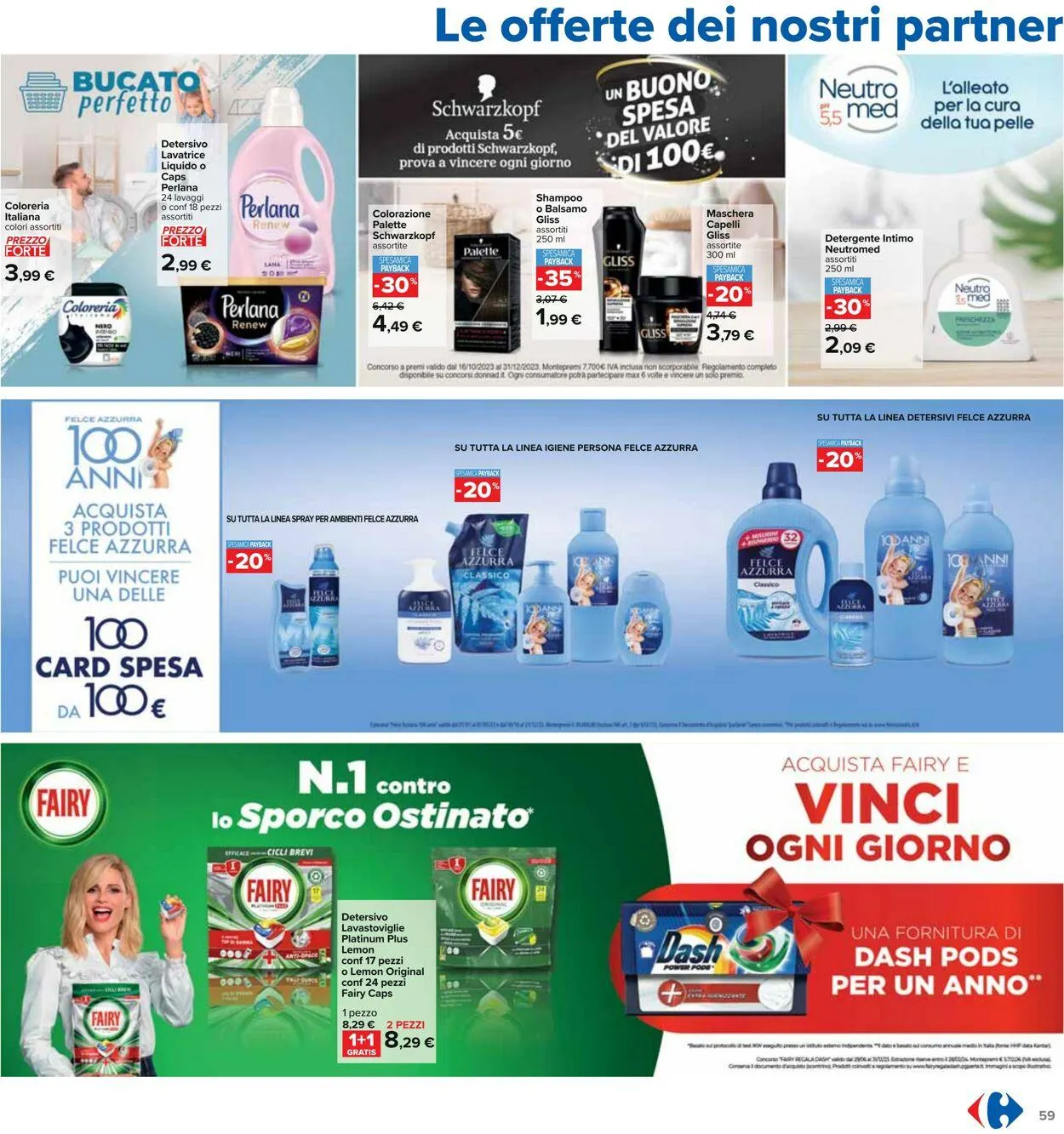 Carrefour Volantino attuale da 12 dicembre a 26 dicembre di 2023 - Pagina del volantino 59