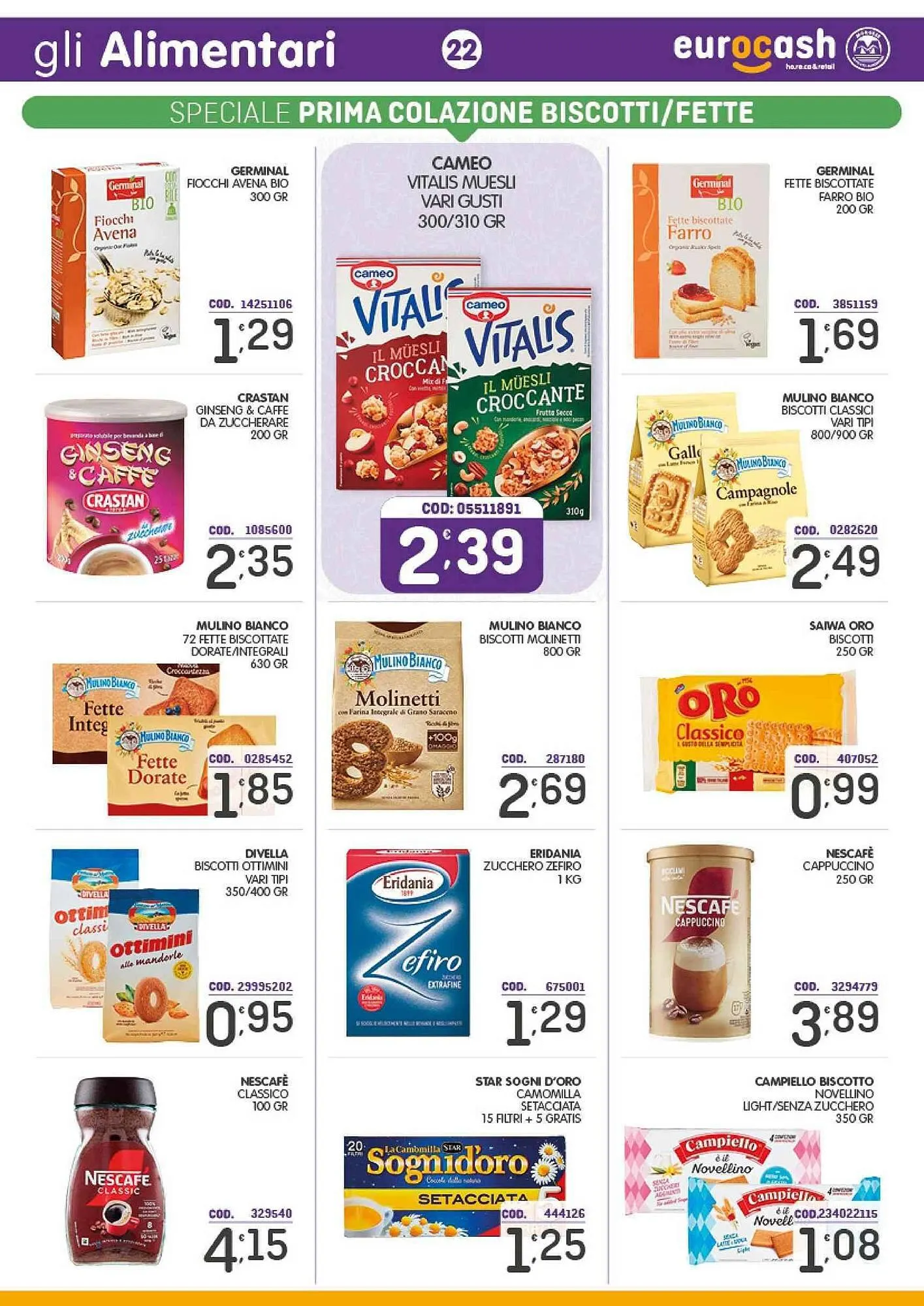 Volantino Eurocash da 27 agosto a 14 settembre di 2025 - Pagina del volantino 22