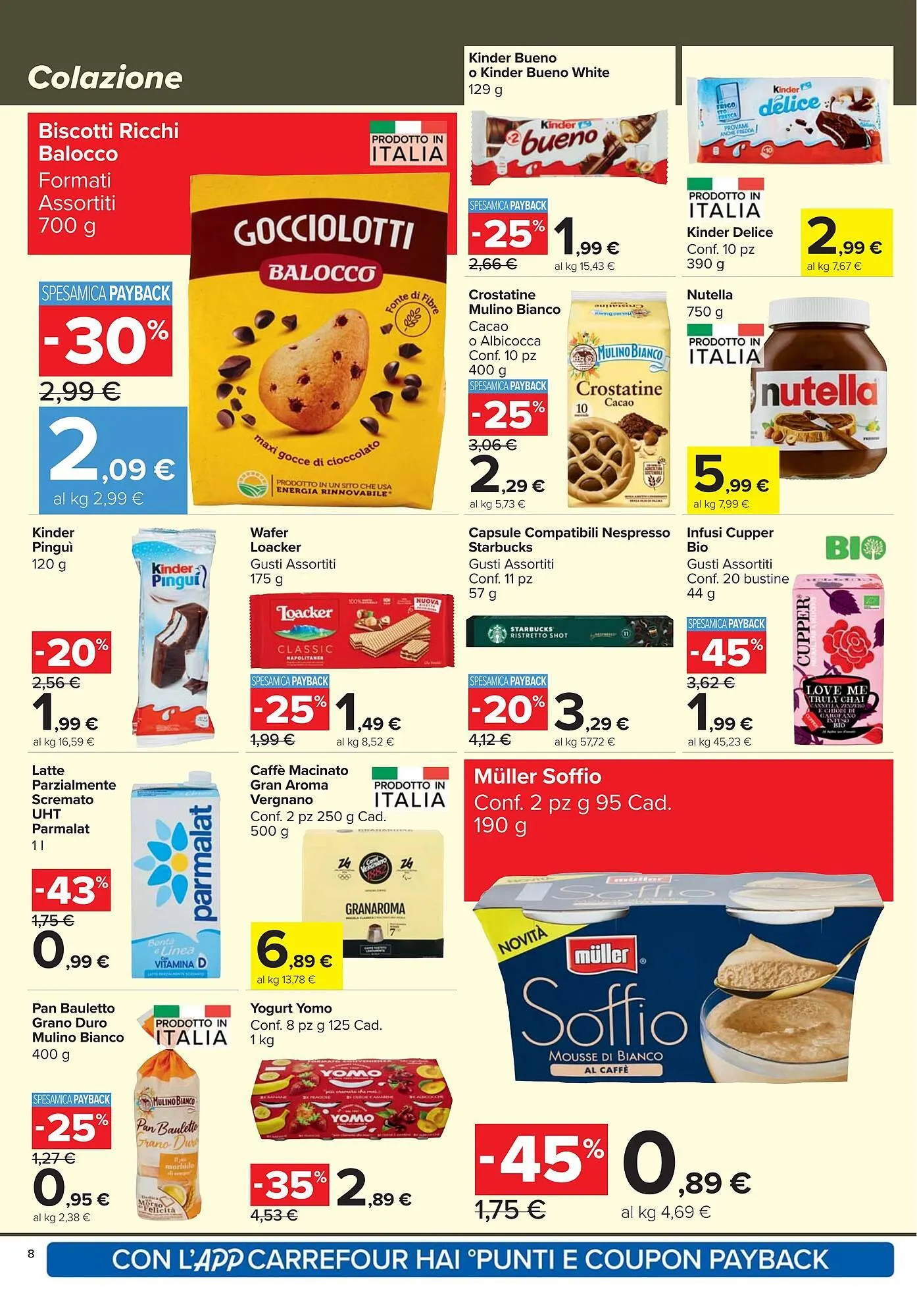 Volantino Carrefour Market da 2 marzo a 12 marzo di 2026 - Pagina del volantino 8