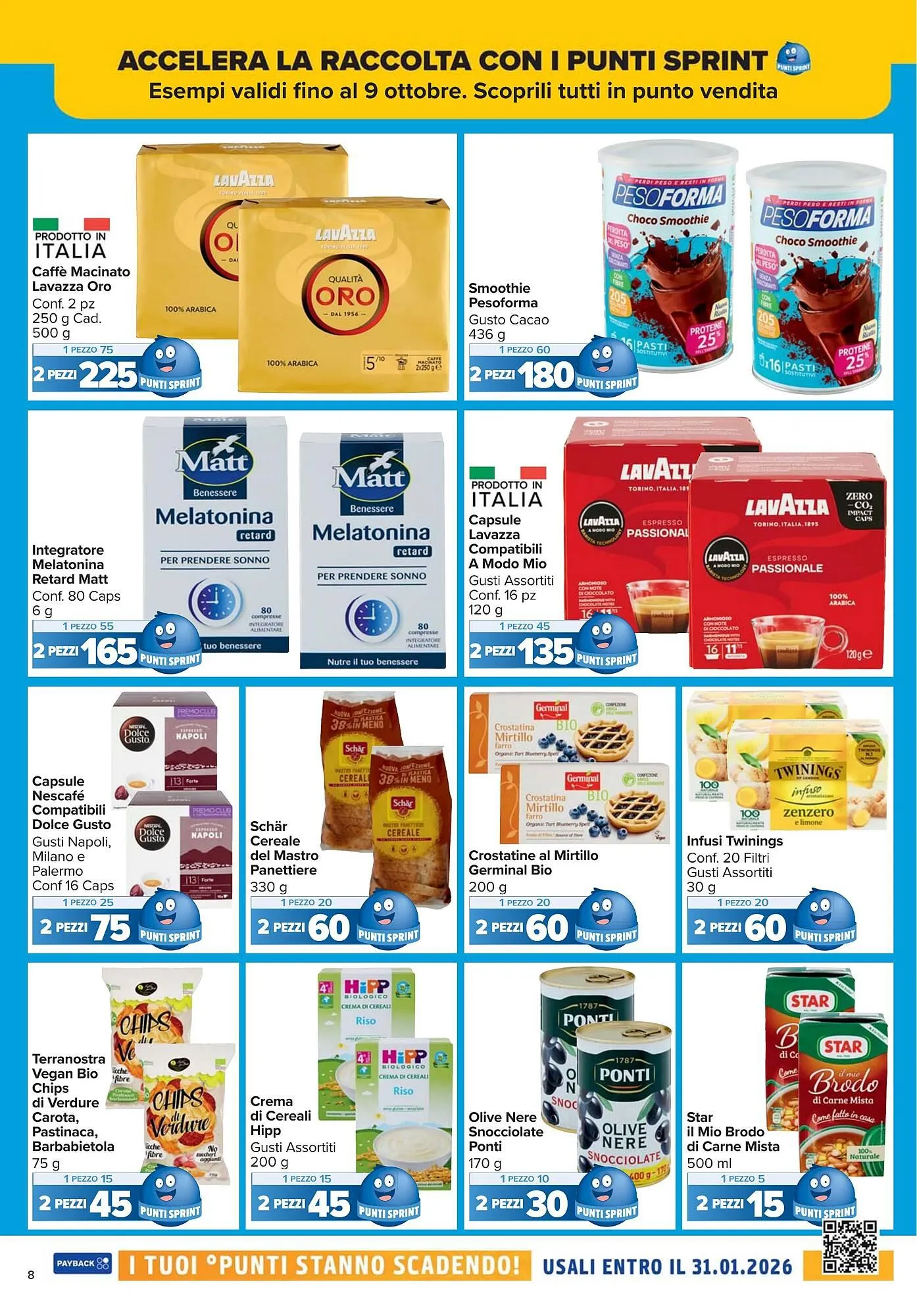 Volantino Carrefour Market da 26 settembre a 9 ottobre di 2025 - Pagina del volantino 8