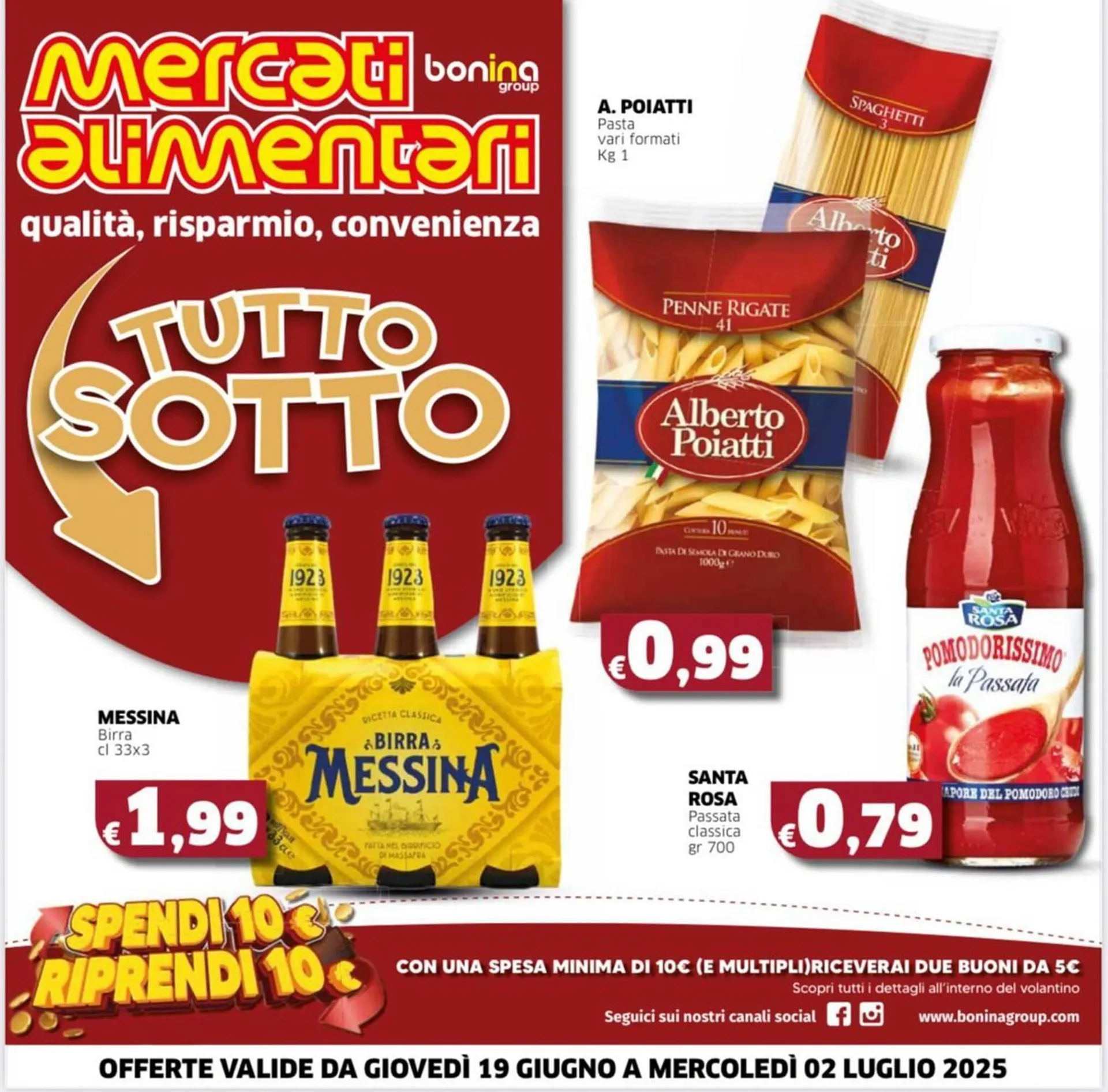 Volantino Mercati Alimentari - 1