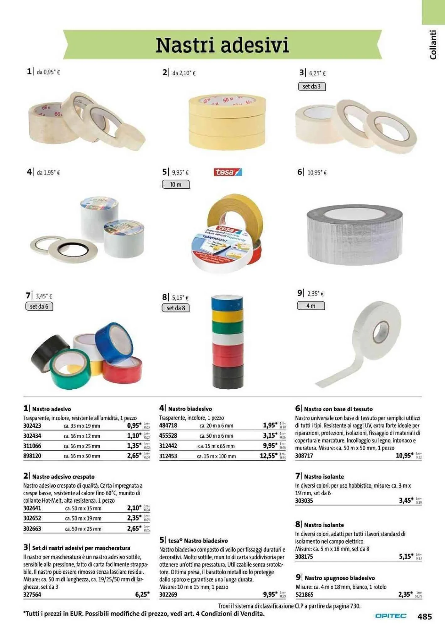 Volantino Opitec da 6 gennaio a 31 agosto di 2024 - Pagina del volantino 485