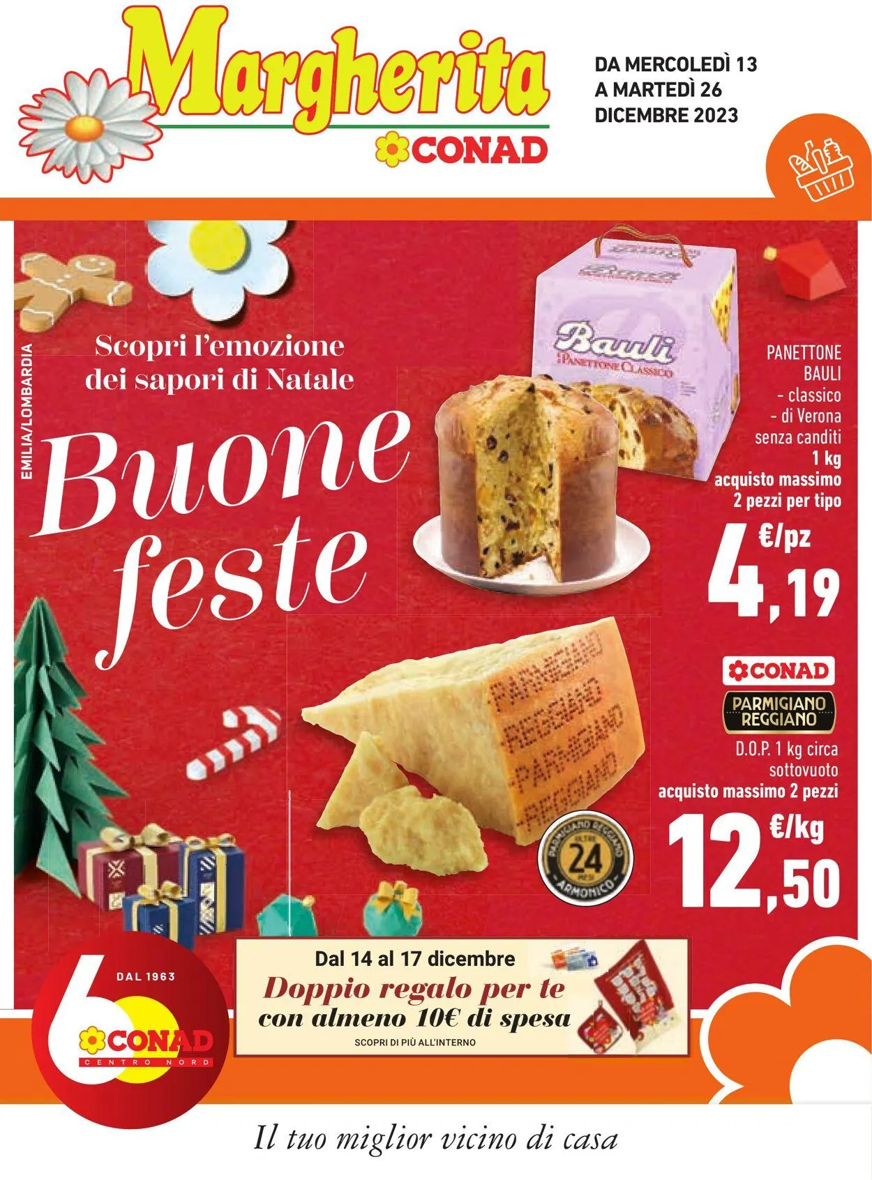 Conad - Margherita - Milano Volantino attuale da 13 dicembre a 26 dicembre di 2023 - Pagina del volantino 1