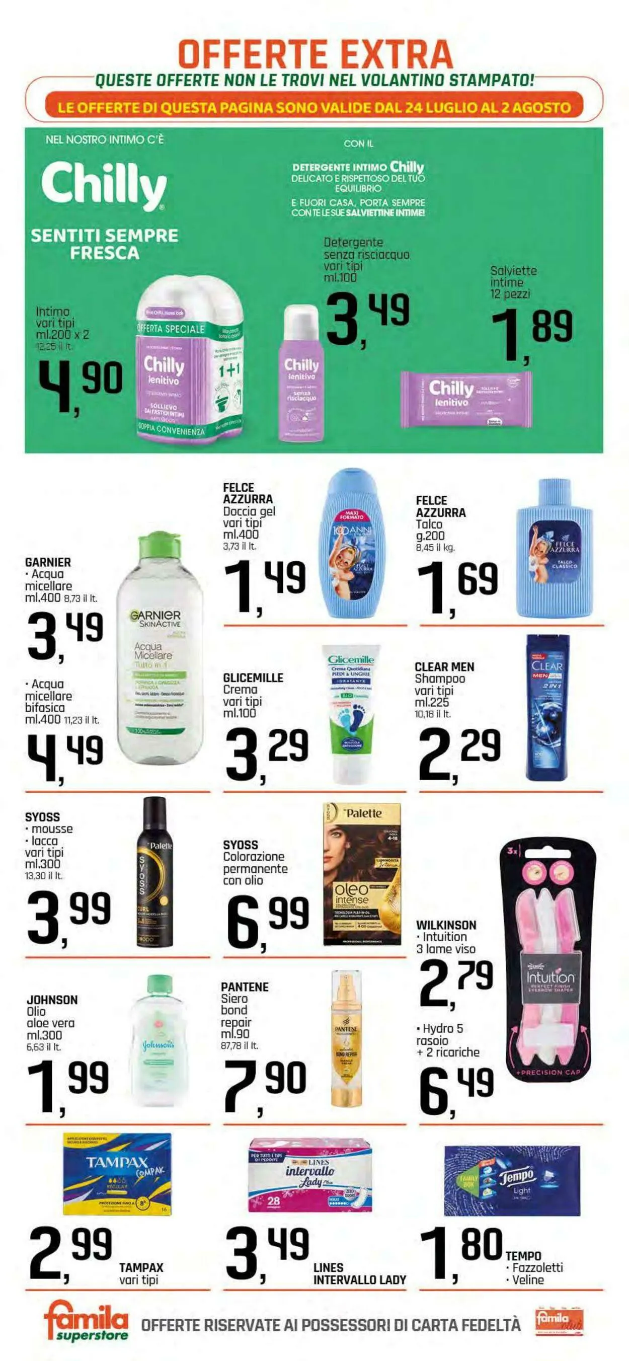 Famila Volantino attuale da 24 luglio a 2 agosto di 2025 - Pagina del volantino 27
