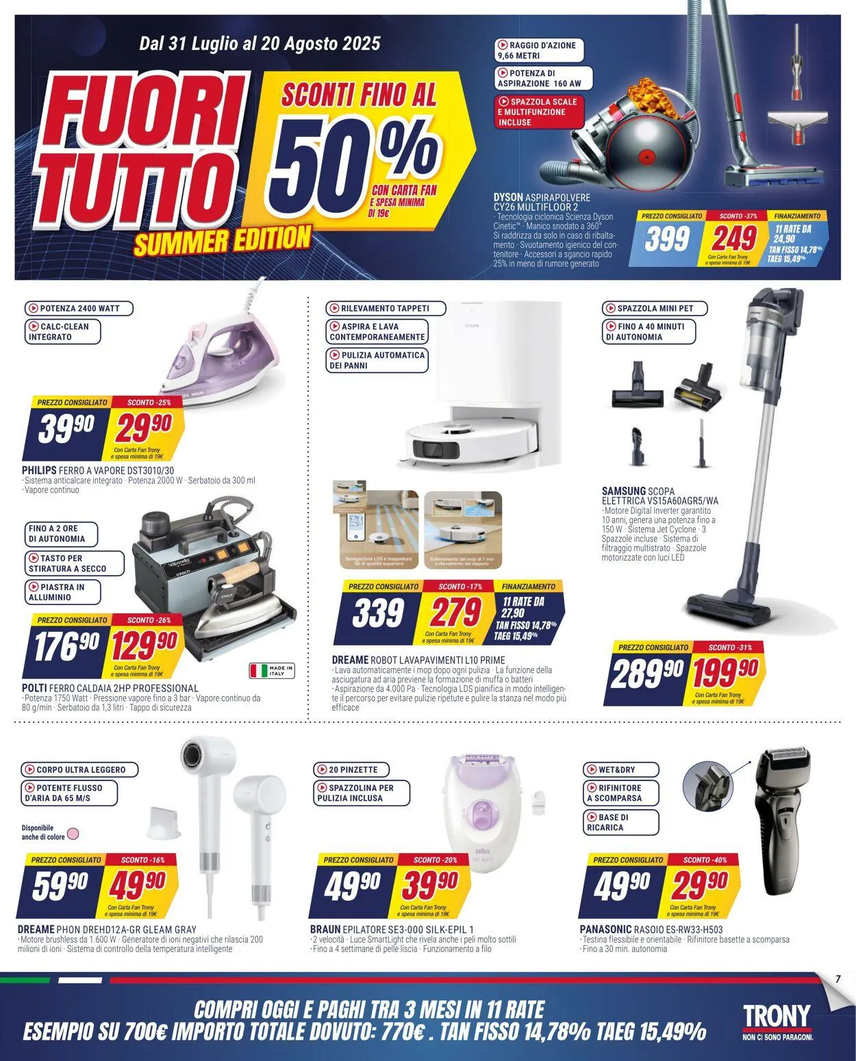 Trony Volantino attuale da 31 luglio a 20 agosto di 2025 - Pagina del volantino 7