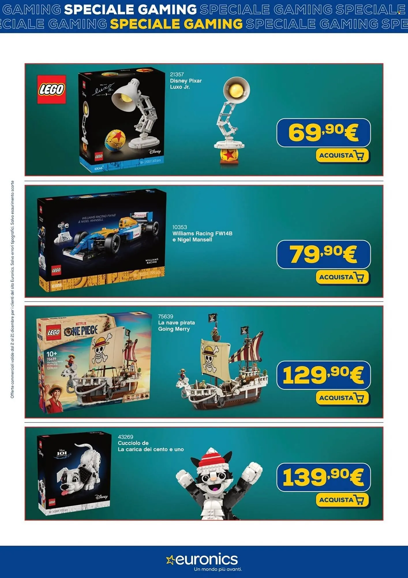 Volantino Euronics da 2 dicembre a 21 dicembre di 2025 - Pagina del volantino 11
