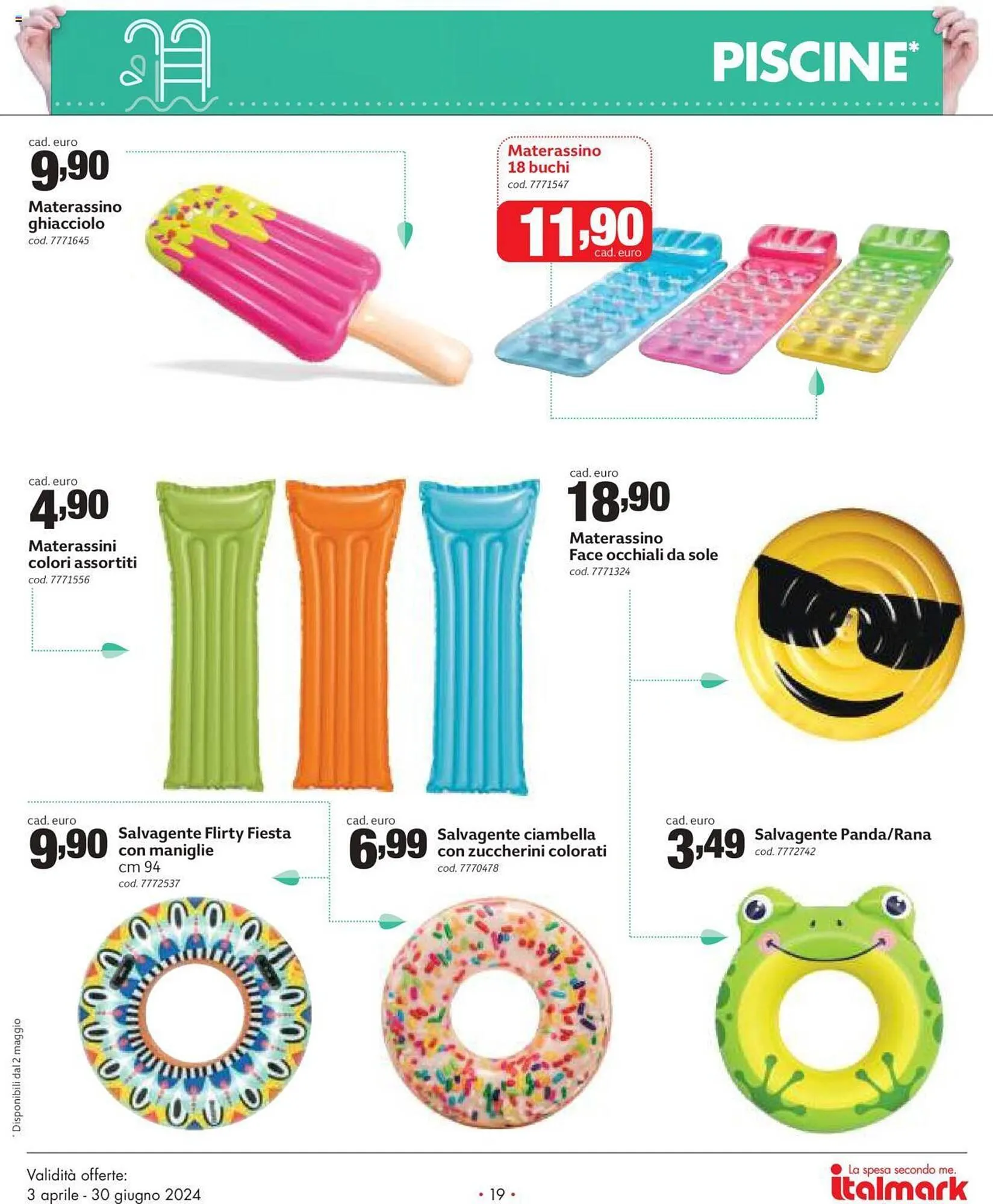 Volantino Italmark da 3 aprile a 30 giugno di 2024 - Pagina del volantino 19