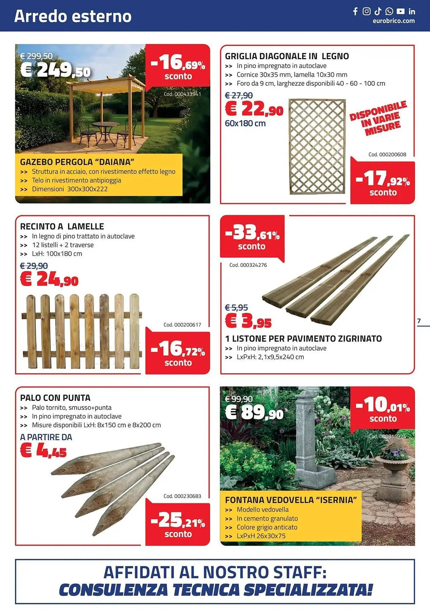 Volantino Eurobrico da 19 marzo a 9 aprile di 2026 - Pagina del volantino 7