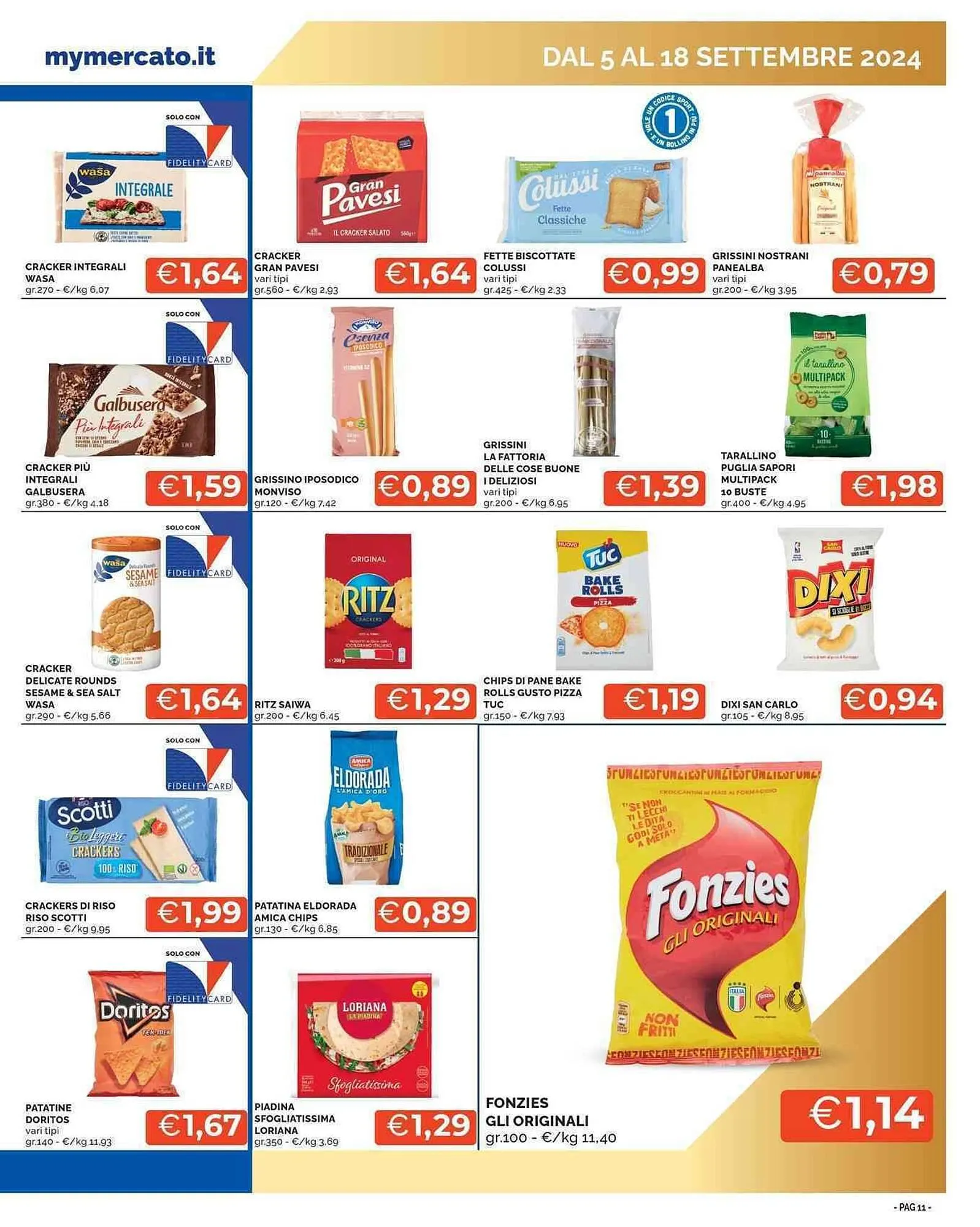 Volantino Mercatò Big da 5 settembre a 18 settembre di 2024 - Pagina del volantino 11