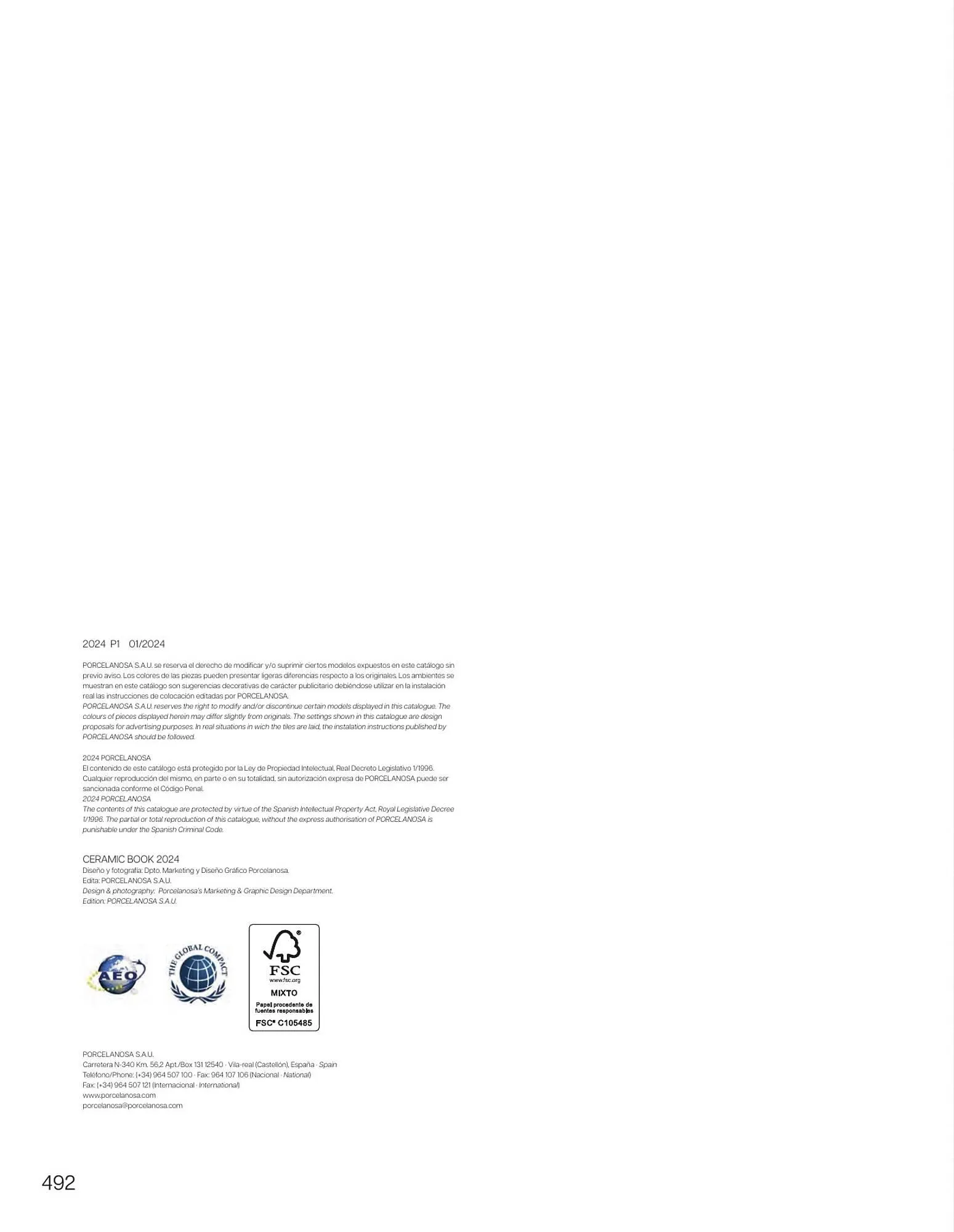 Volantino Porcelanosa da 9 aprile a 28 dicembre di 2024 - Pagina del volantino 494