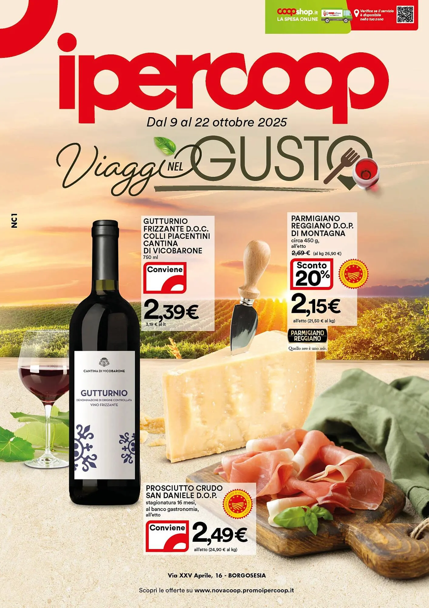 Volantino Ipercoop da 9 ottobre a 22 ottobre di 2025 - Pagina del volantino 1