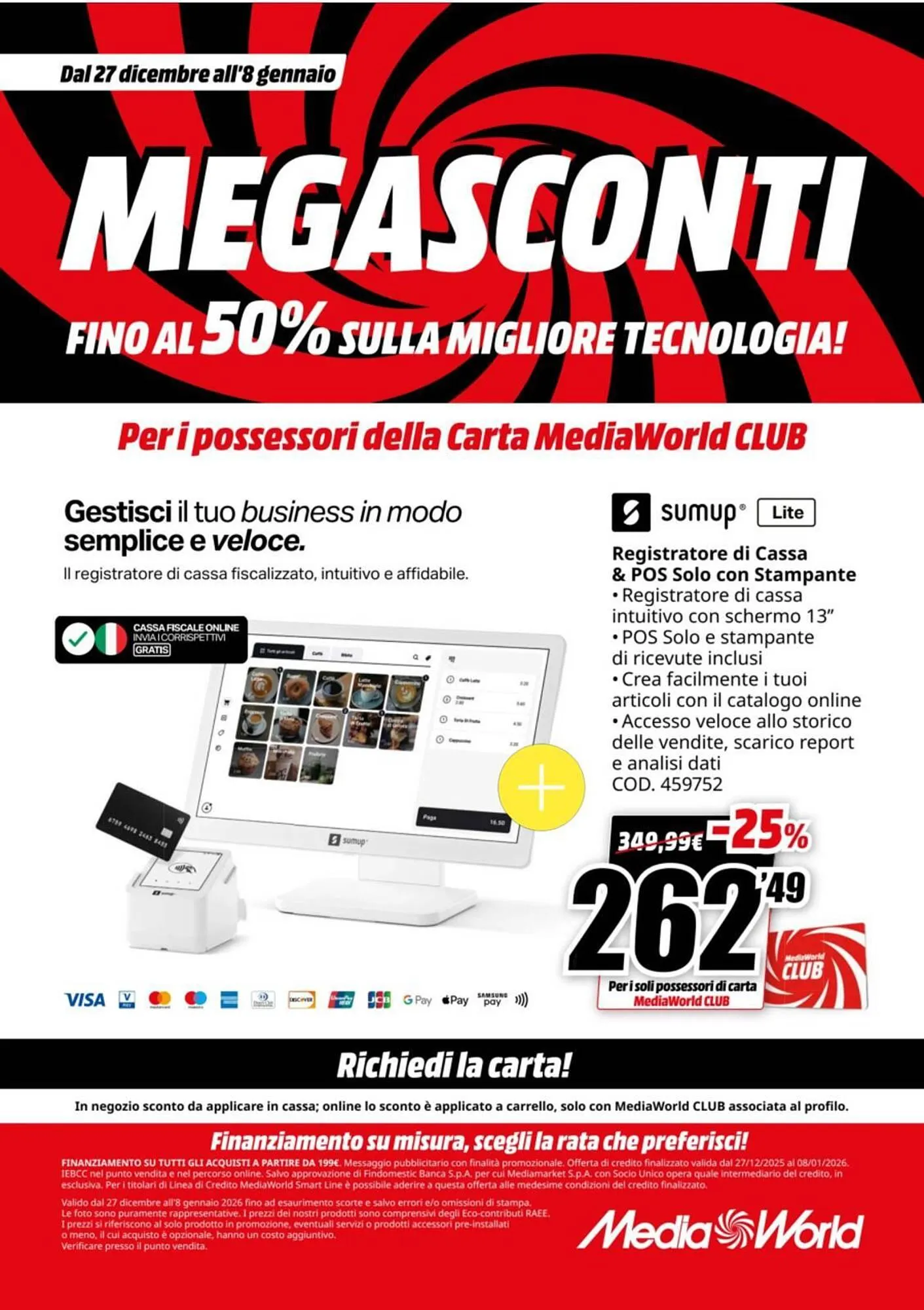 Volantino MediaWorld da 27 dicembre a 8 gennaio di 2026 - Pagina del volantino 33