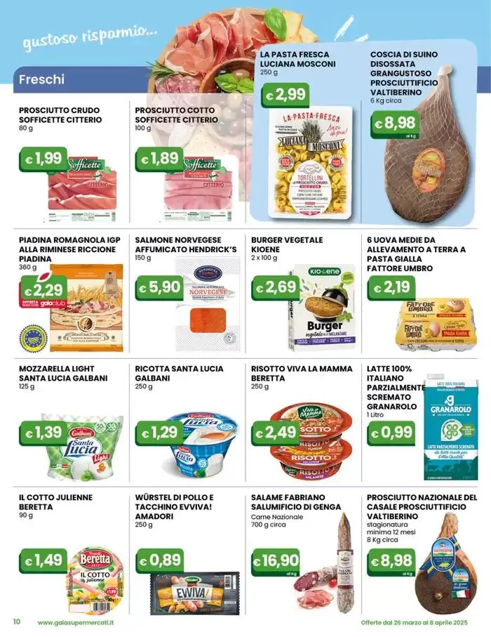 Gran risparmio da 26 marzo a 8 aprile di 2025 - Pagina del volantino 10