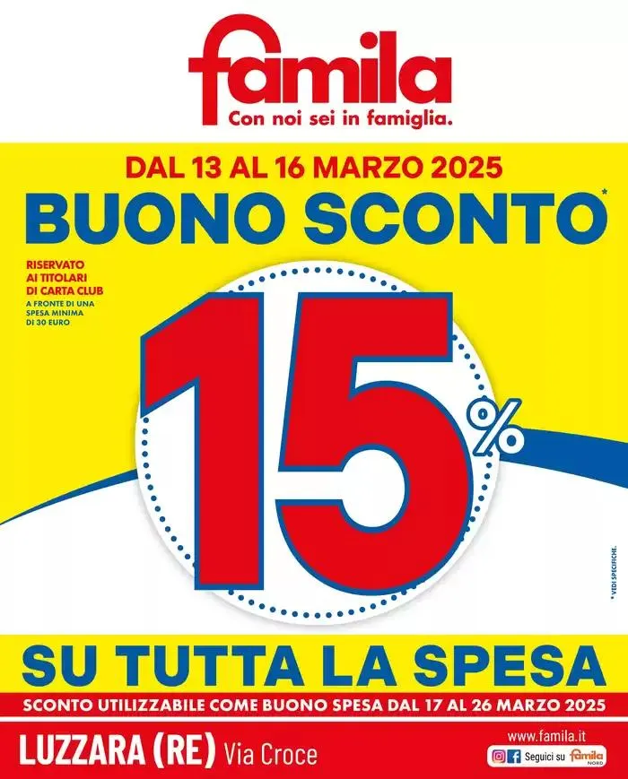 Buono sconto 15% da 13 marzo a 16 marzo di 2025 - Pagina del volantino 1