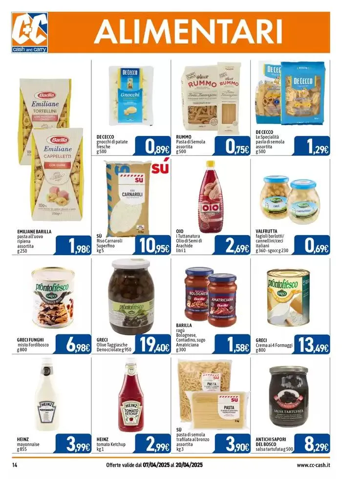 AFFARI SPECIALI da 8 aprile a 20 aprile di 2025 - Pagina del volantino 14