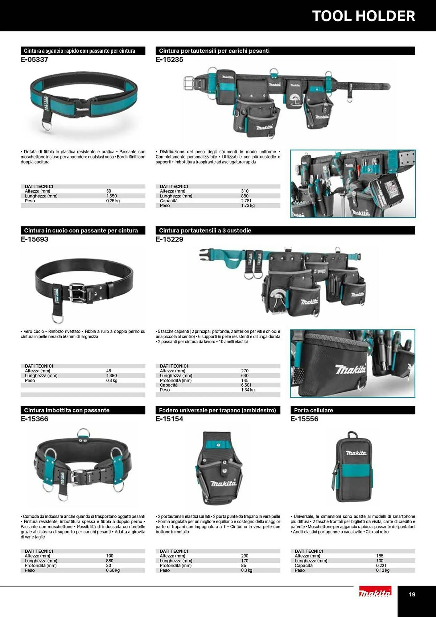 Volantino Makita da 19 novembre a 31 dicembre di 2025 - Pagina del volantino 19