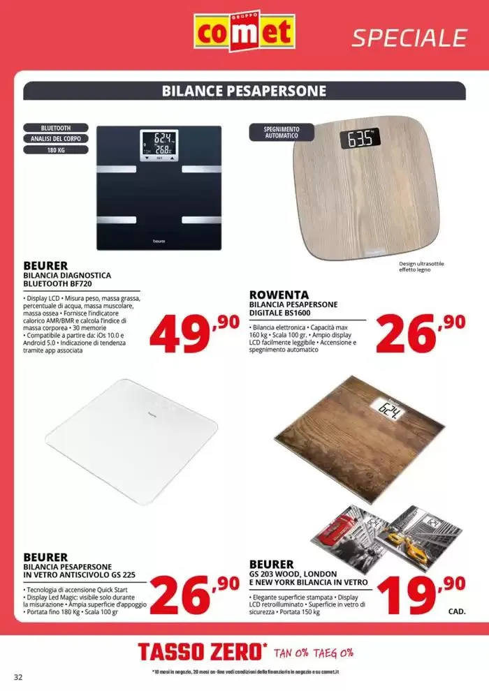 Speciale Piccoli Elettrodomestici da Comet! da 3 aprile a 16 aprile di 2025 - Pagina del volantino 32