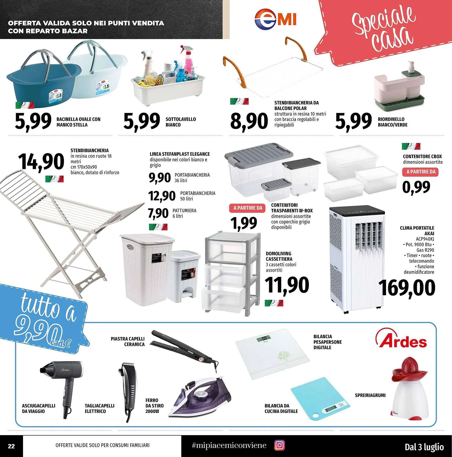 Volantino Emi Supermercati da 3 luglio a 16 luglio di 2025 - Pagina del volantino 22