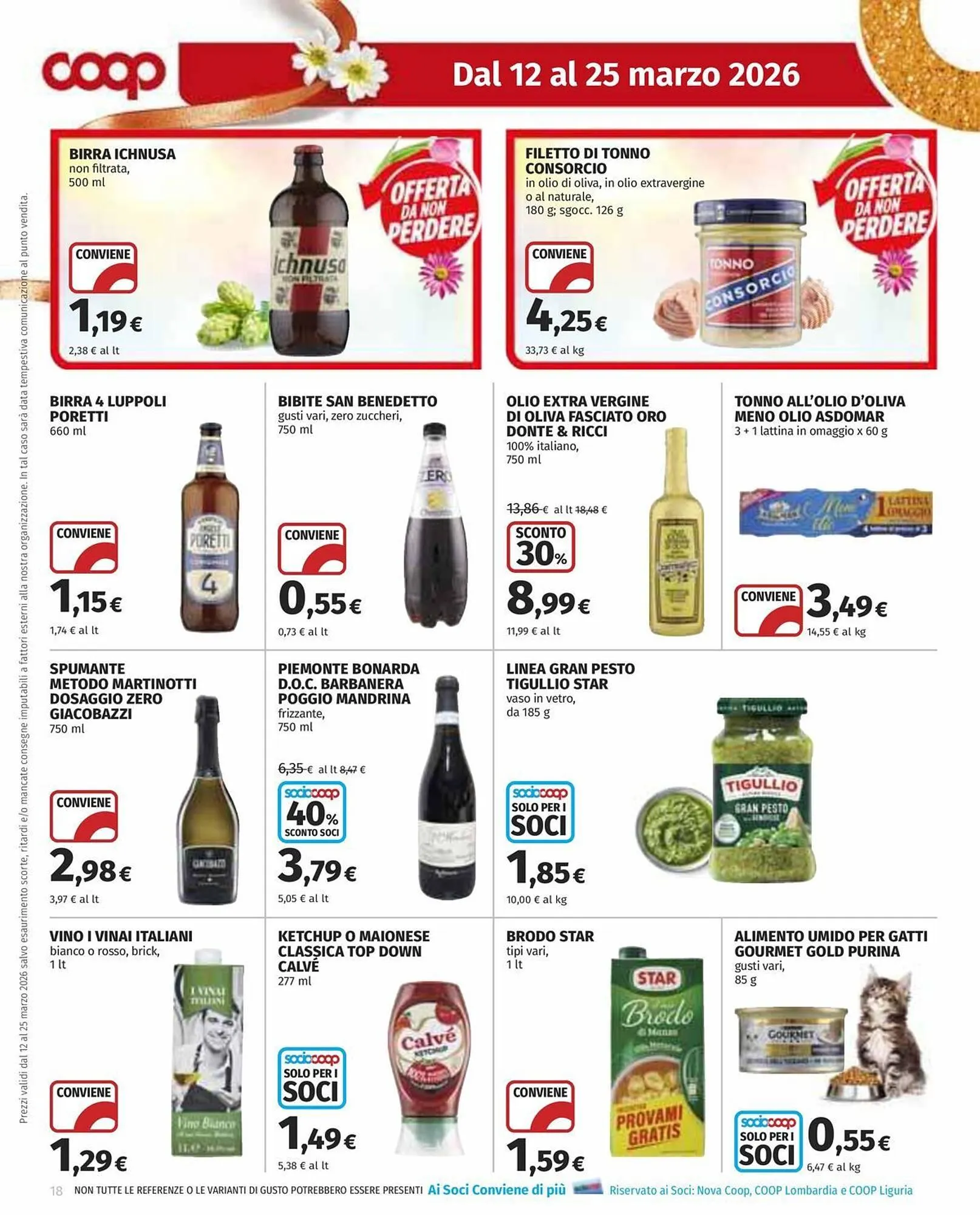 Volantino Coop da 12 marzo a 25 marzo di 2026 - Pagina del volantino 18