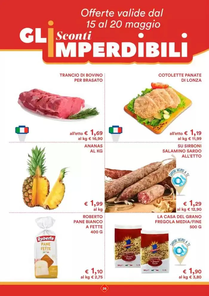 -30% 40% 50% sulle grandi marche da 7 maggio a 17 maggio di 2025 - Pagina del volantino 26
