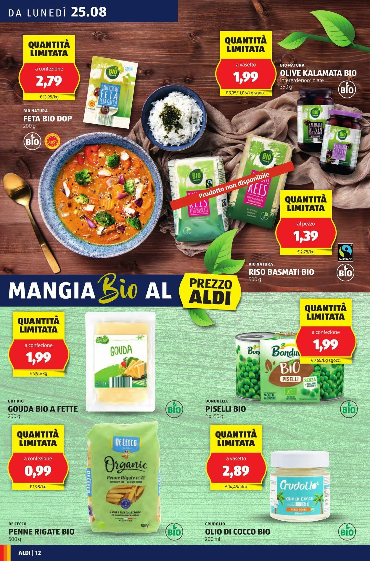 Aldi Volantino attuale da 25 agosto a 31 agosto di 2025 - Pagina del volantino 12
