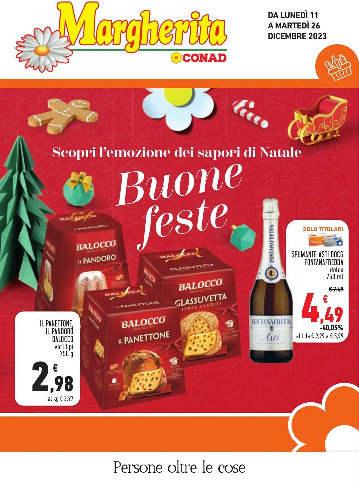 Conad - Margherita - Roma Volantino attuale da 11 dicembre a 26 dicembre di 2023 - Pagina del volantino 1