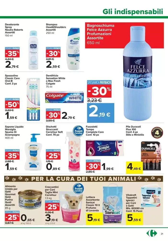 Sconti di pasqua da 3 aprile a 21 aprile di 2025 - Pagina del volantino 21