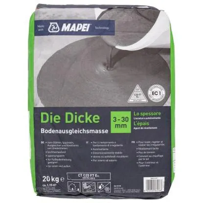 Autolivellante 3-30 mm "Lo Spessore" 20 kg