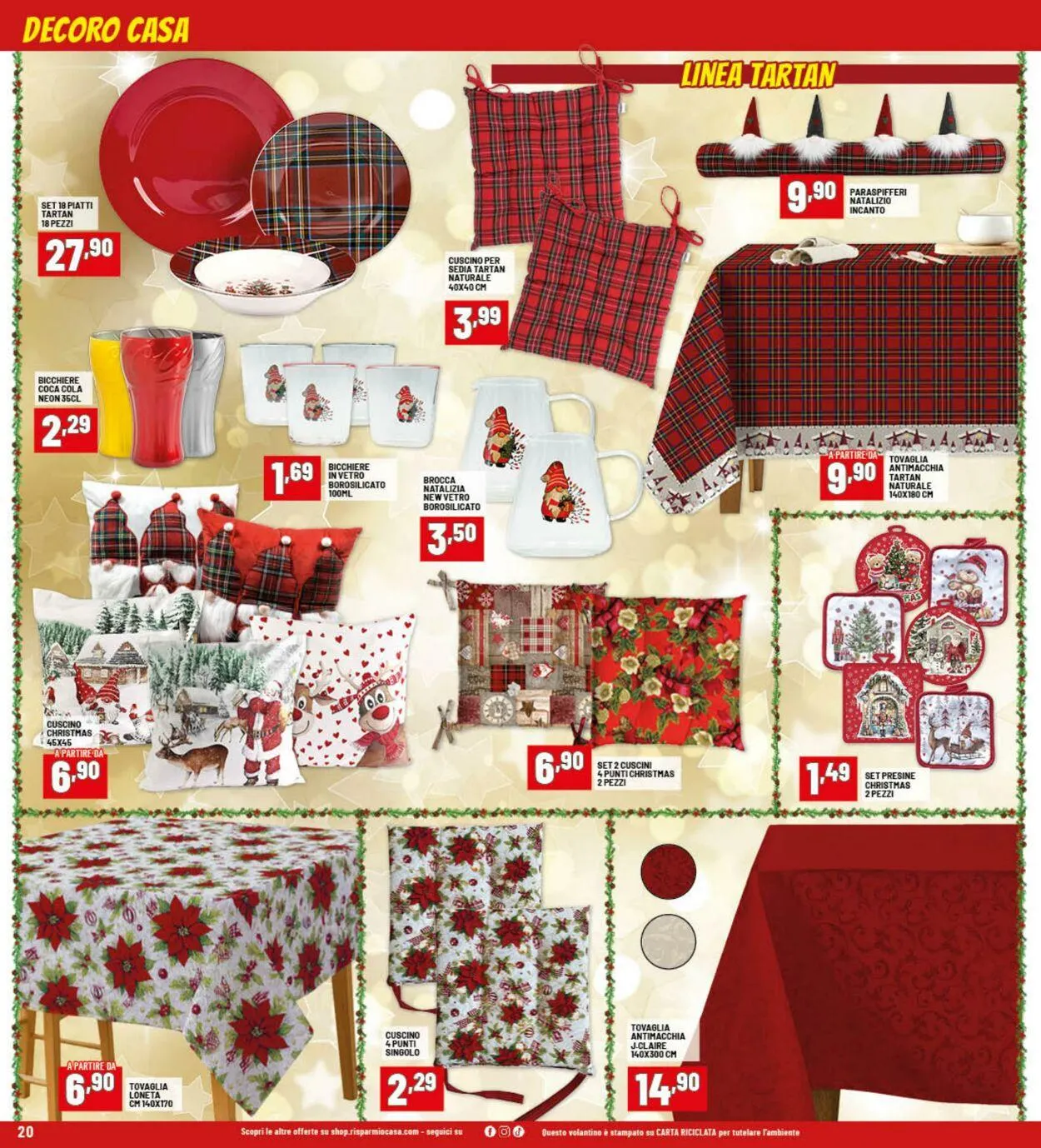 Risparmio Casa Volantino attuale da 26 novembre a 20 dicembre di 2025 - Pagina del volantino 20