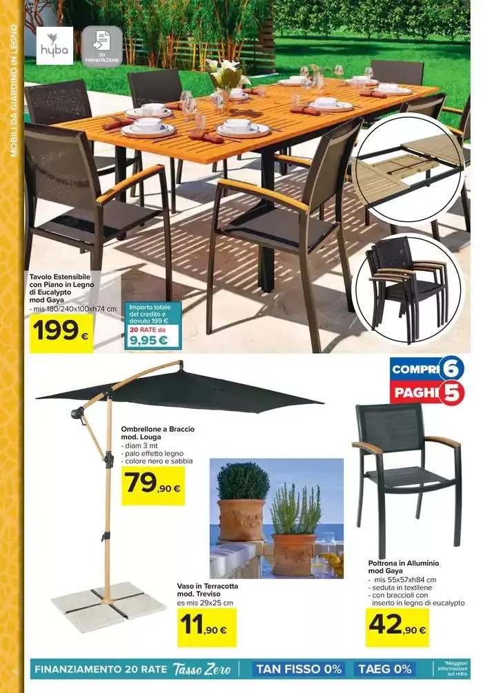 Stile e comfort all'aperto da 1 aprile a 30 aprile di 2025 - Pagina del volantino 16