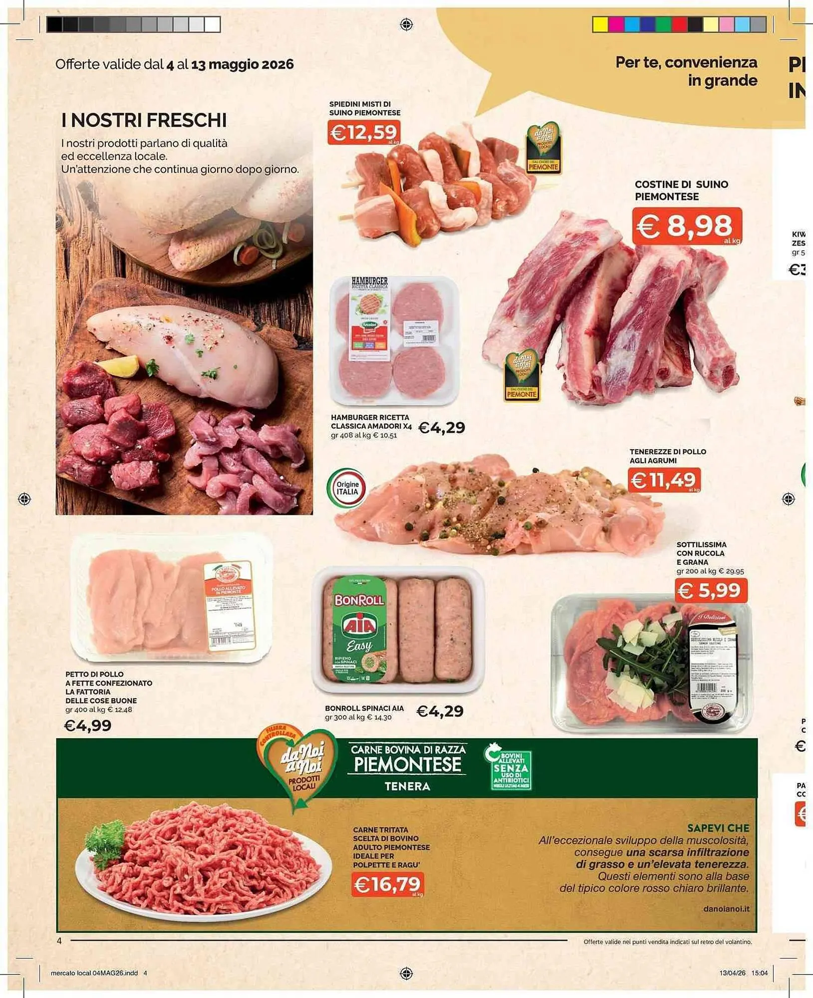Volantino Mercatò Local da 4 maggio a 13 maggio di 2026 - Pagina del volantino 4