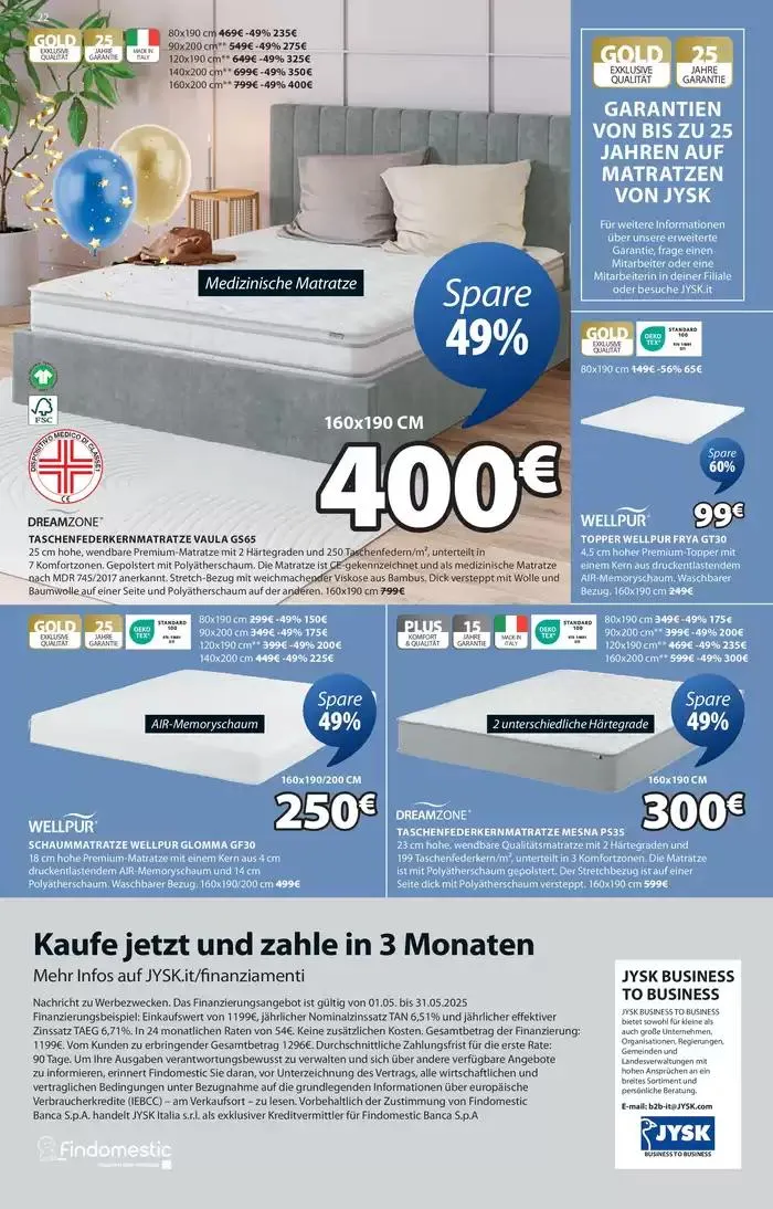 Wir feiern 100 Stores in Italien da 3 aprile a 30 aprile di 2025 - Pagina del volantino 22