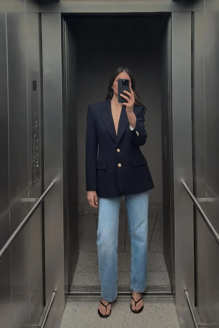 BLAZER ATTILLATO SPALLINE