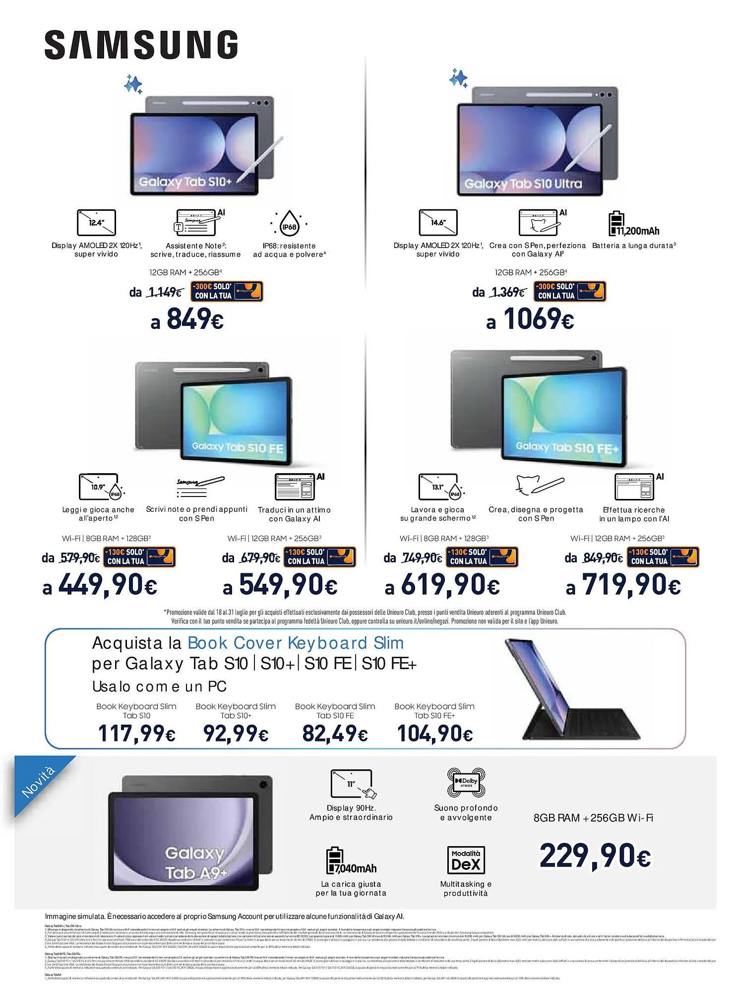 Volantino Unieuro da 17 luglio a 27 luglio di 2025 - Pagina del volantino 15