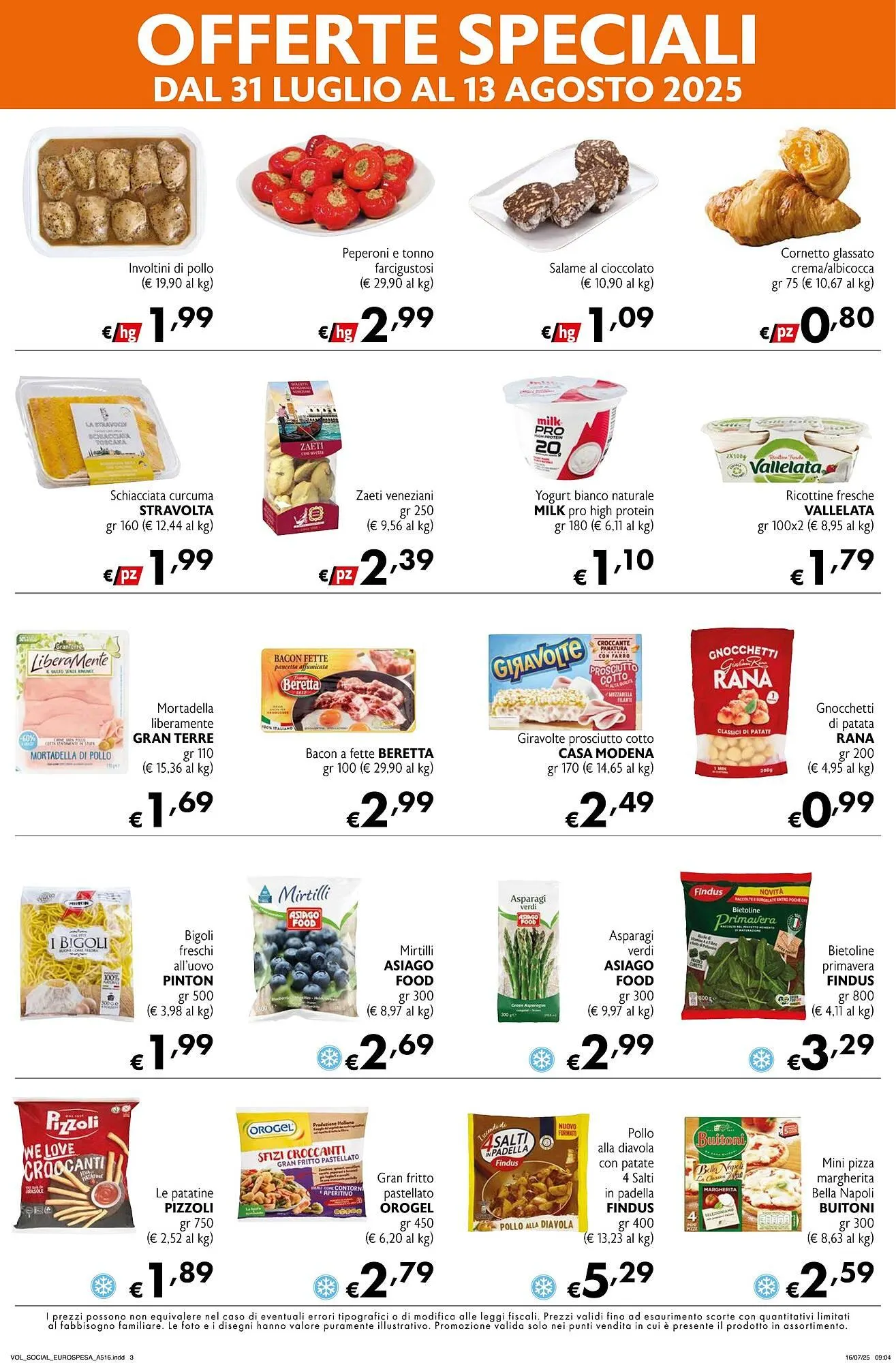 Volantino Eurospesa da 31 luglio a 13 agosto di 2025 - Pagina del volantino 3