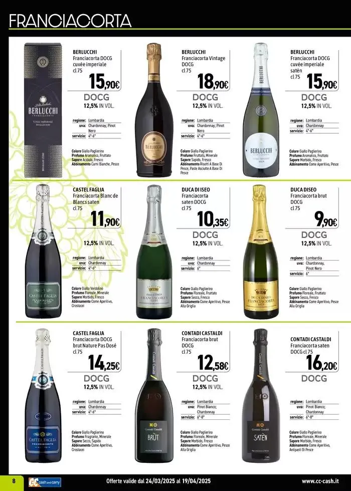 Carta Vini Primavera-Estate 2025 da 24 marzo a 19 aprile di 2025 - Pagina del volantino 8