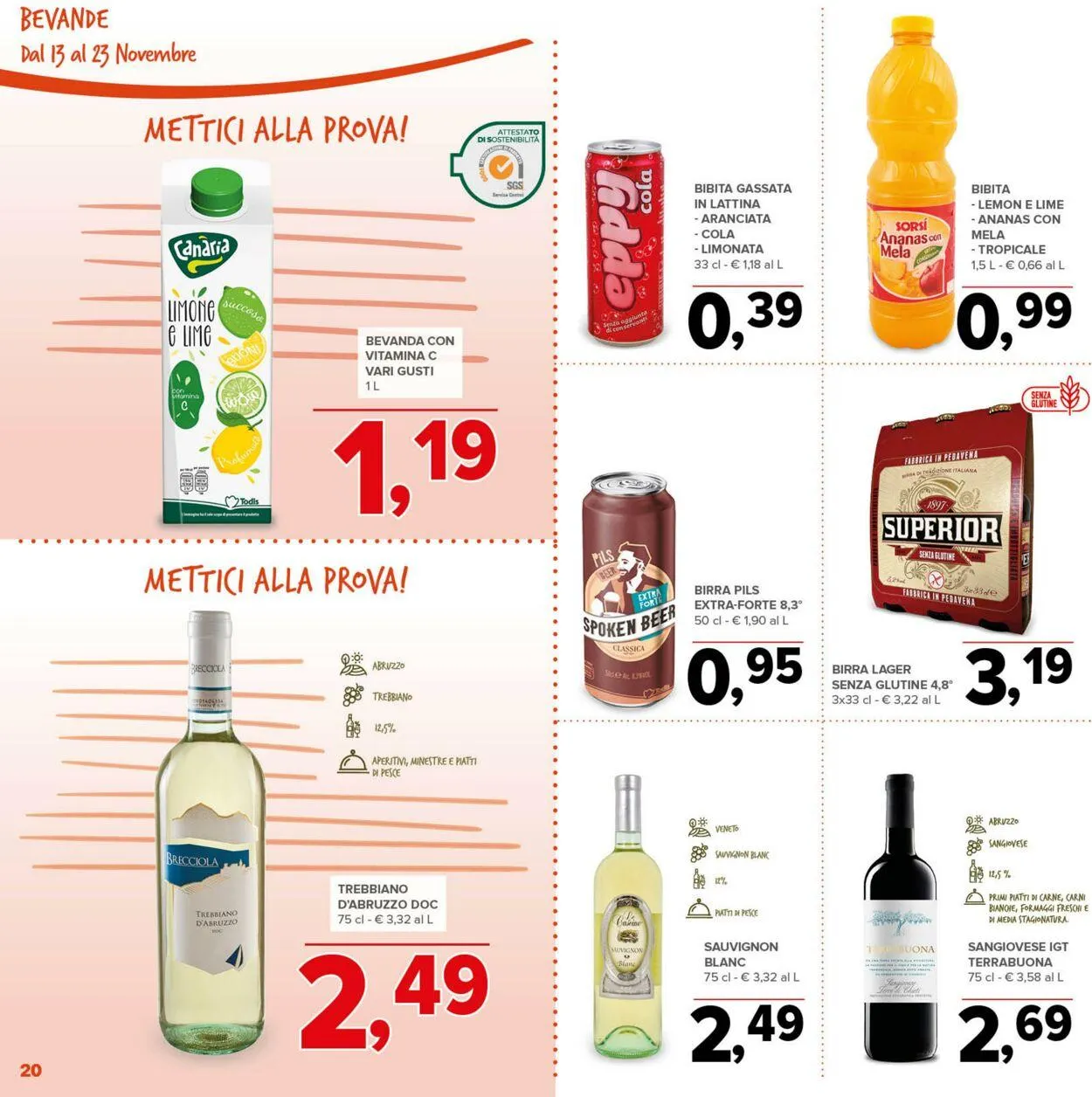Todis Volantino attuale da 21 gennaio a 4 febbraio di 2026 - Pagina del volantino 20