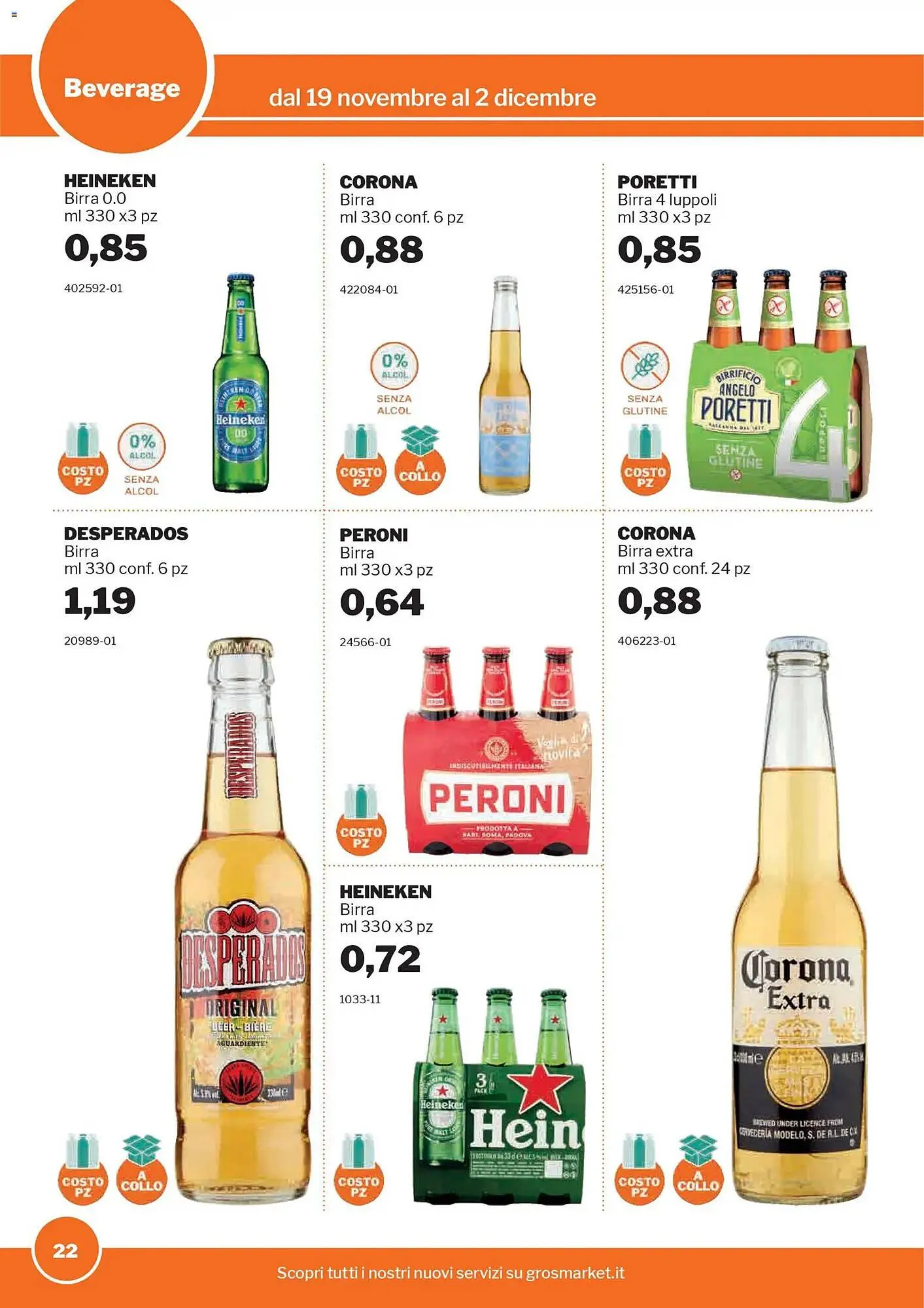 Volantino GrosMarket da 19 novembre a 2 dicembre di 2025 - Pagina del volantino 22