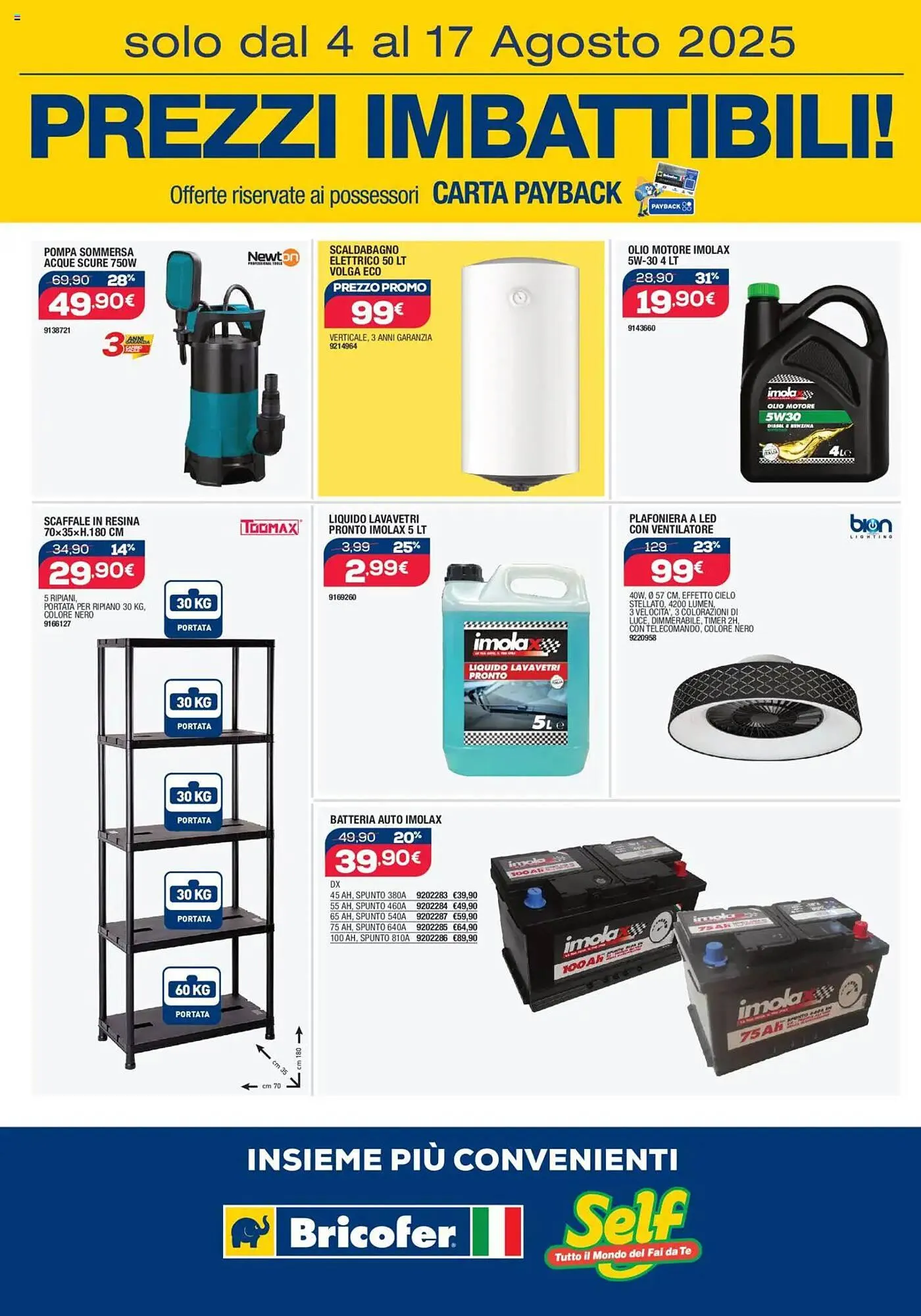 Volantino Bricofer da 4 agosto a 17 agosto di 2025 - Pagina del volantino 4