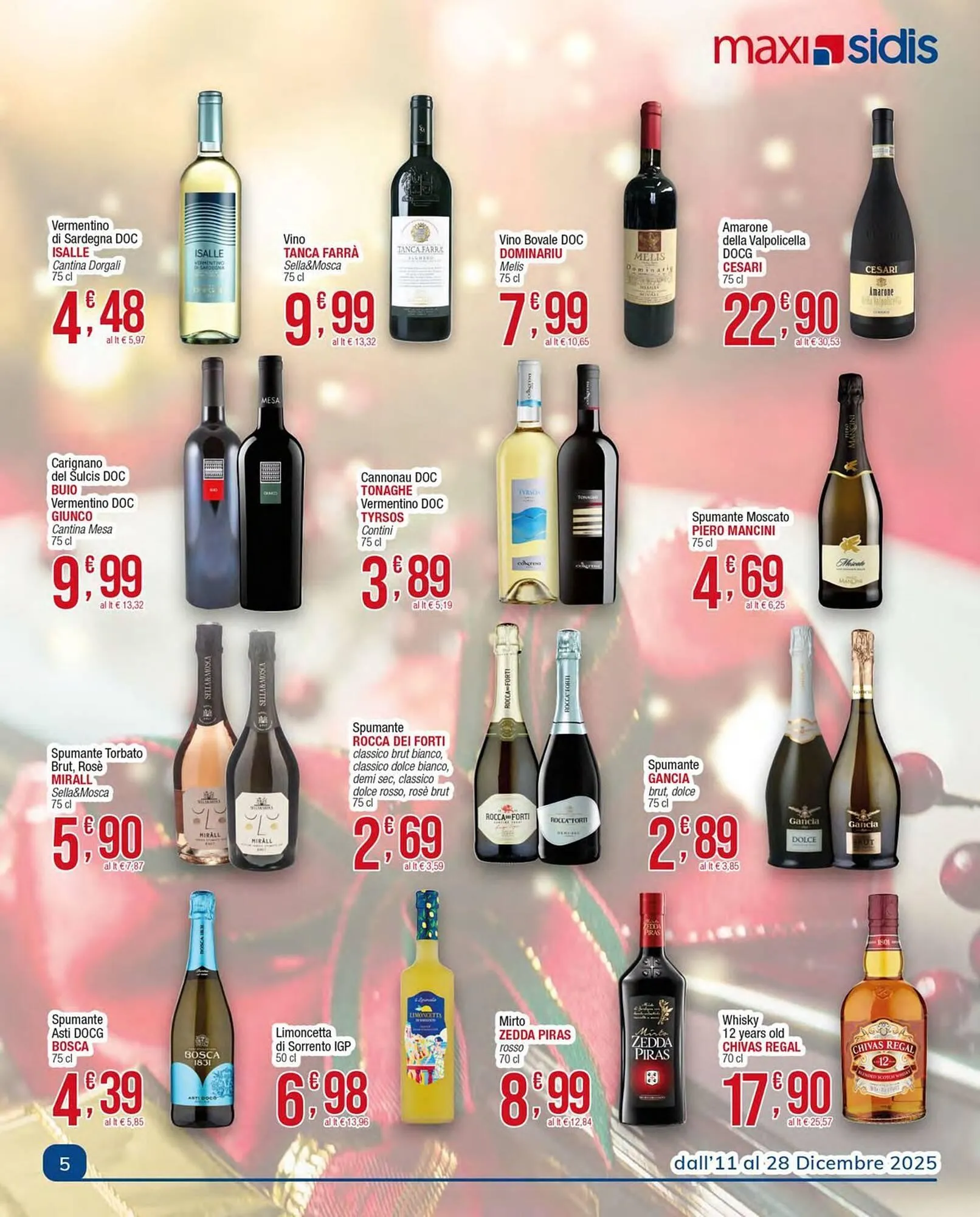 Volantino Maxi Sidis da 16 dicembre a 28 dicembre di 2025 - Pagina del volantino 5