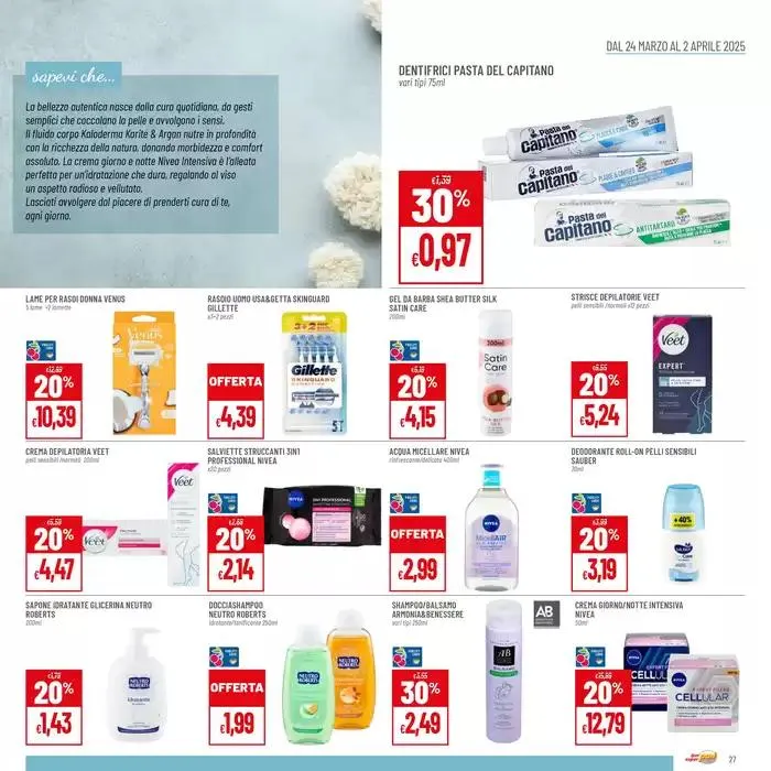Grandi marche fino al 50% da 25 marzo a 2 aprile di 2025 - Pagina del volantino 27