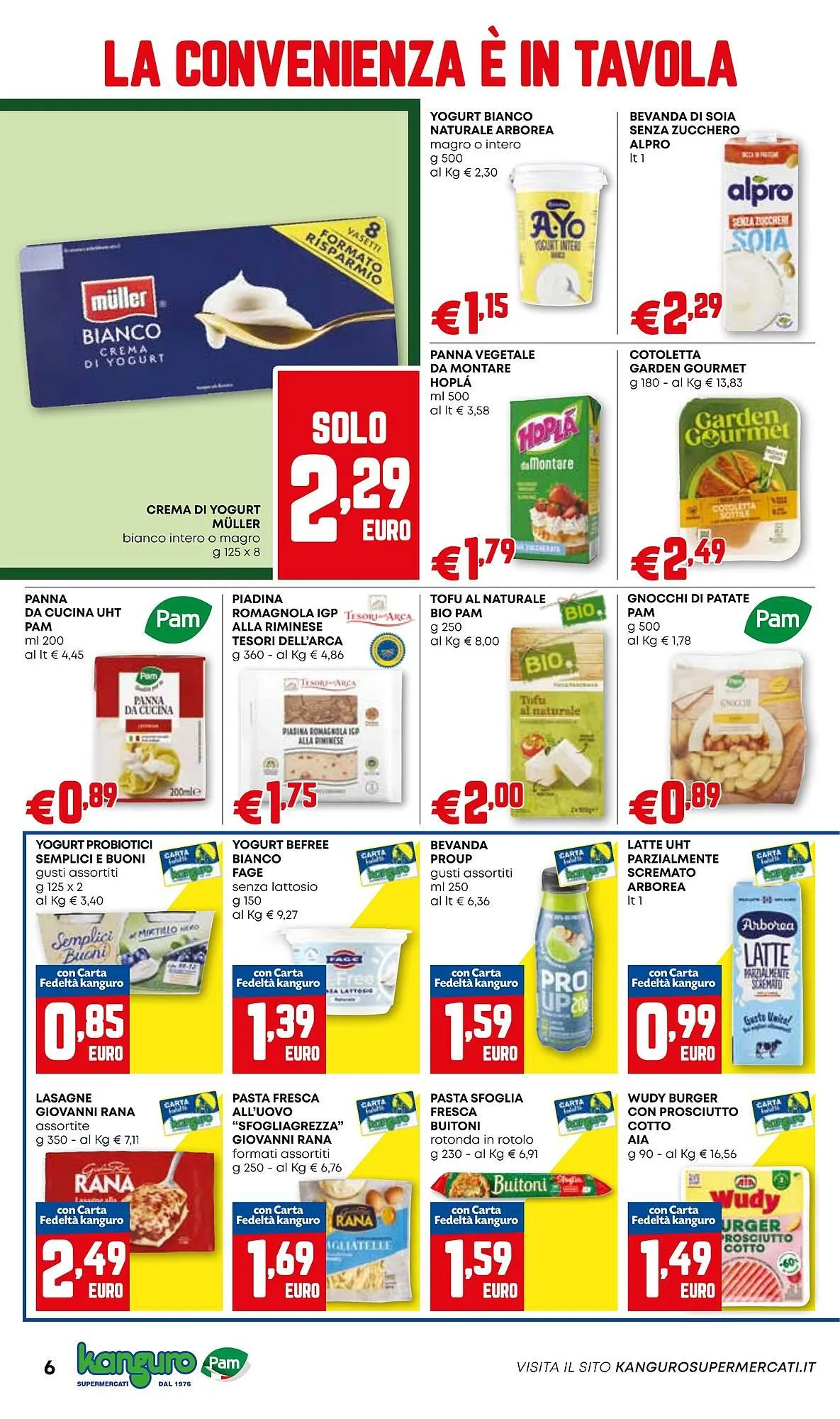 Volantino Kanguro da 9 ottobre a 22 ottobre di 2025 - Pagina del volantino 6