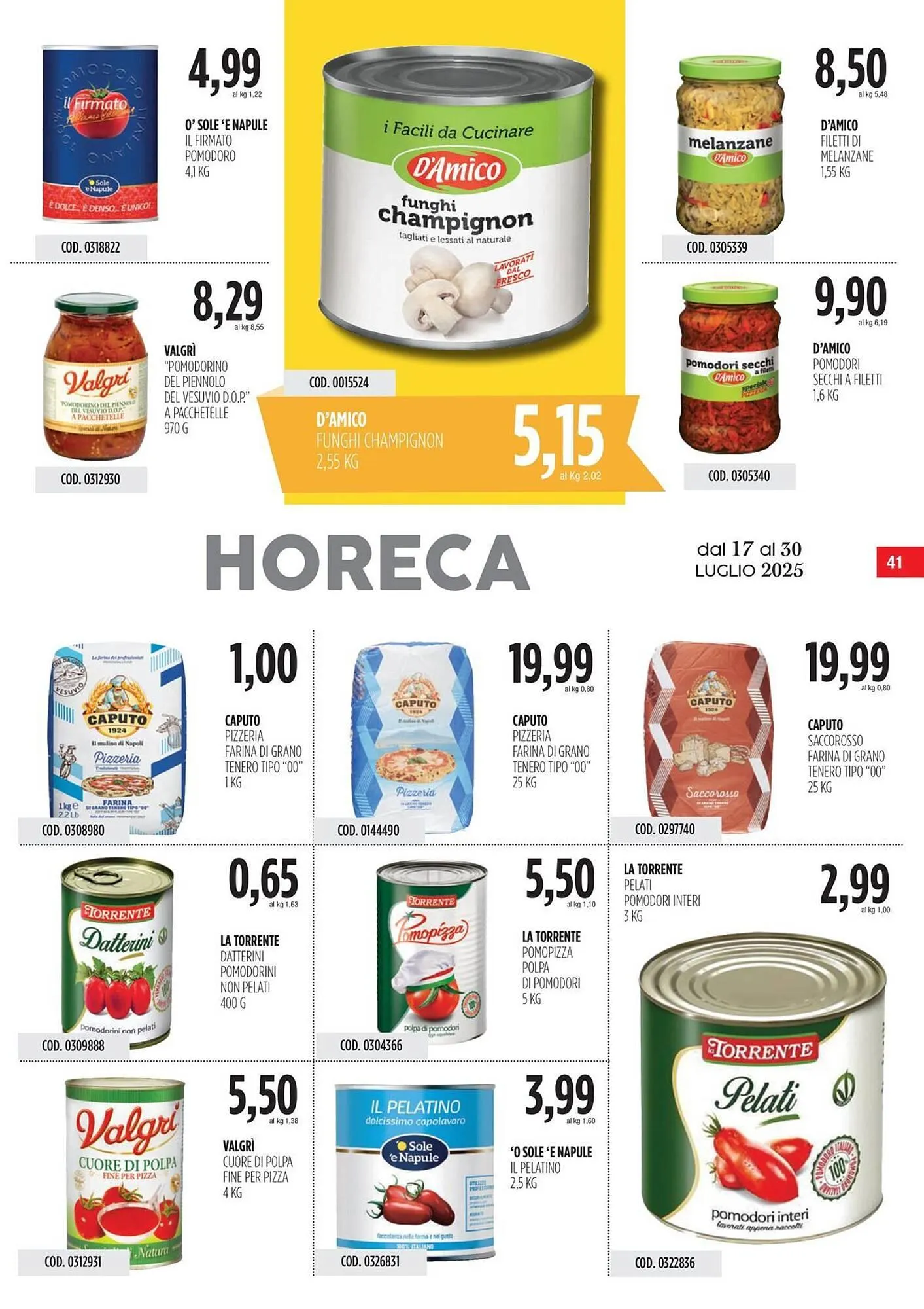 Volantino Carico Cash & Carry da 17 luglio a 30 luglio di 2025 - Pagina del volantino 41