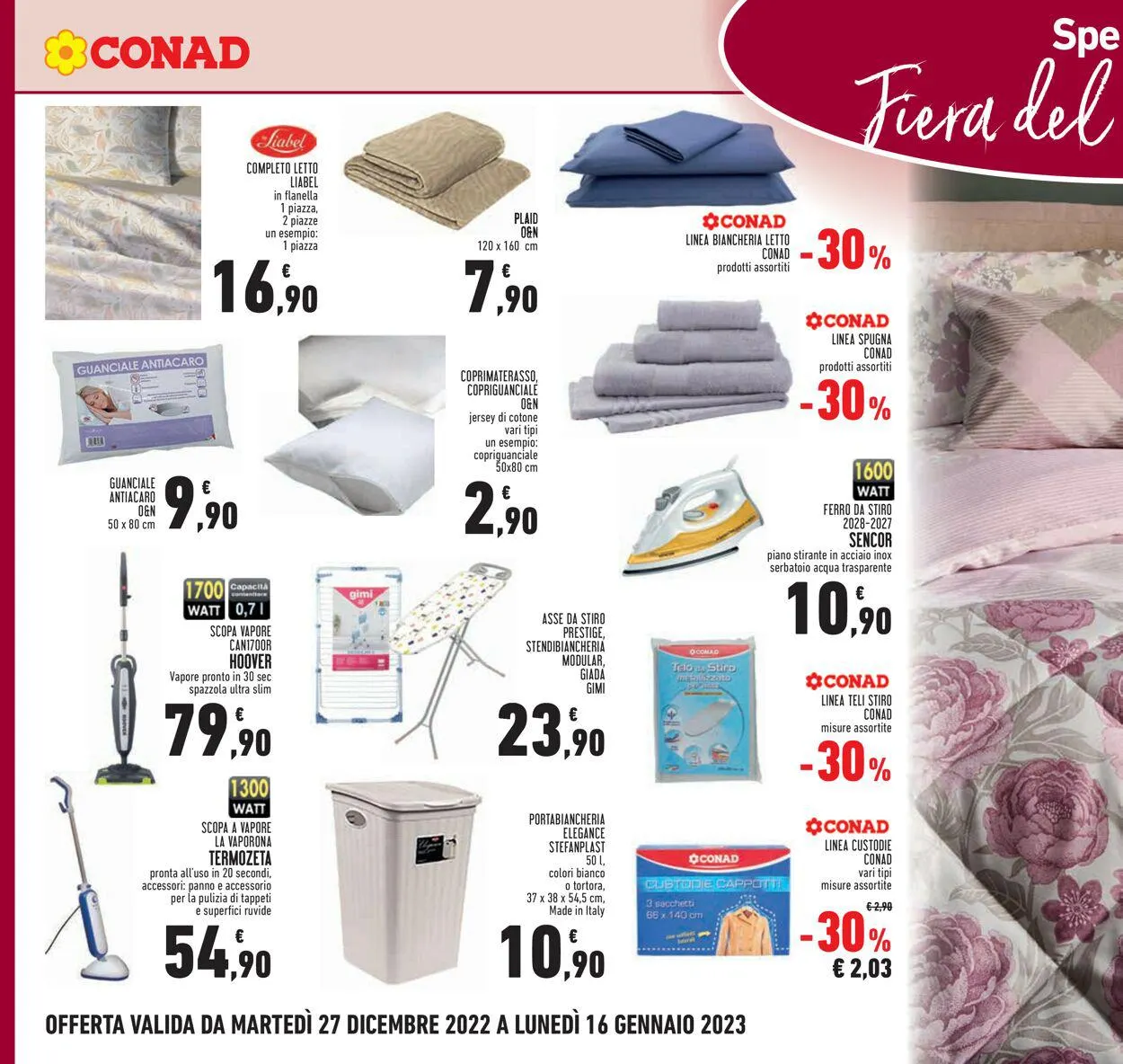 Conad Volantino attuale da 22 gennaio a 6 gennaio di 2025 - Pagina del volantino 16
