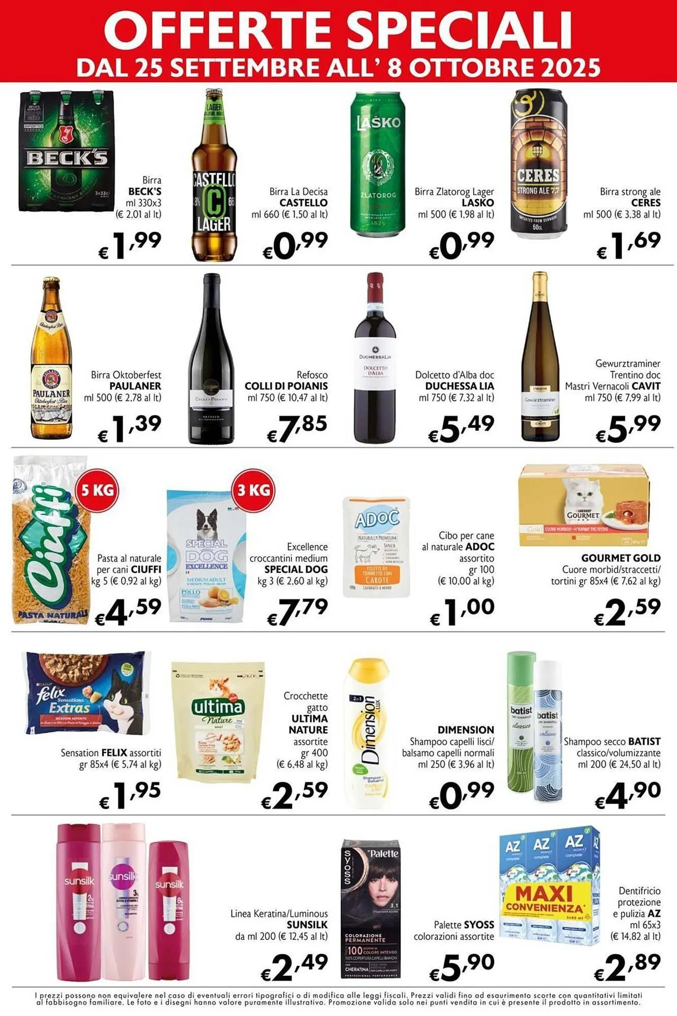 Volantino Maxi Supermercati da 25 settembre a 8 ottobre di 2025 - Pagina del volantino 8