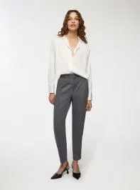 Pantaloni chino tinta unita Grigio scuro