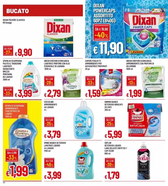Grandi marche a piccoli prezzi da 9 gennaio a 22 gennaio di 2025 - Pagina del volantino 20