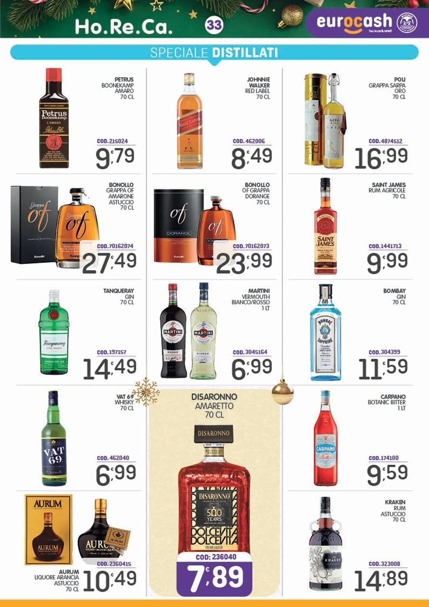 Volantino Eurocash da 8 dicembre a 24 dicembre di 2025 - Pagina del volantino 33