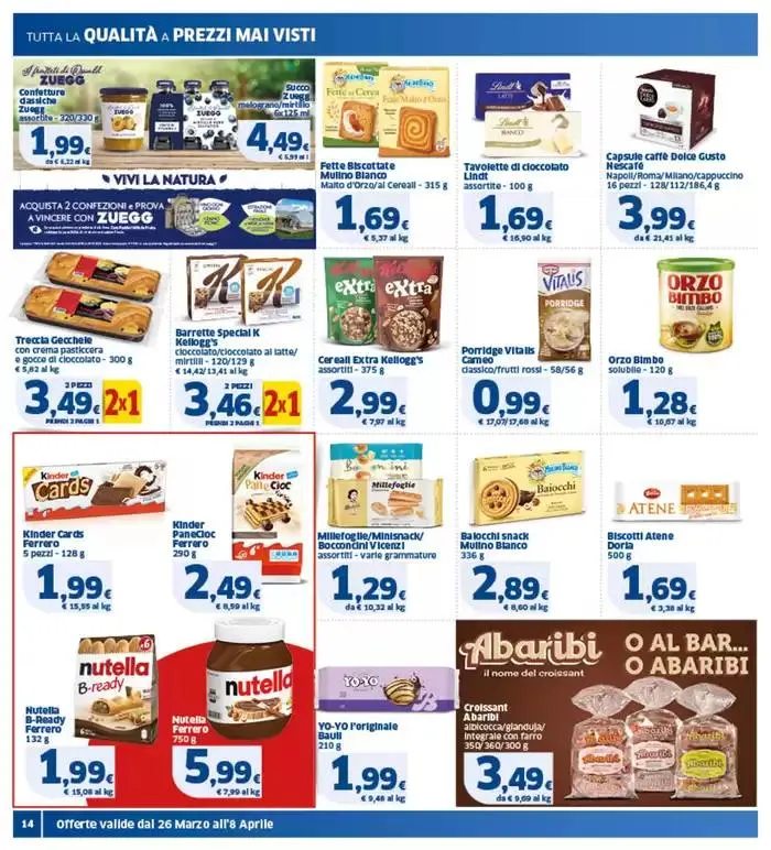 Grandi sconti da 26 marzo a 8 aprile di 2025 - Pagina del volantino 14