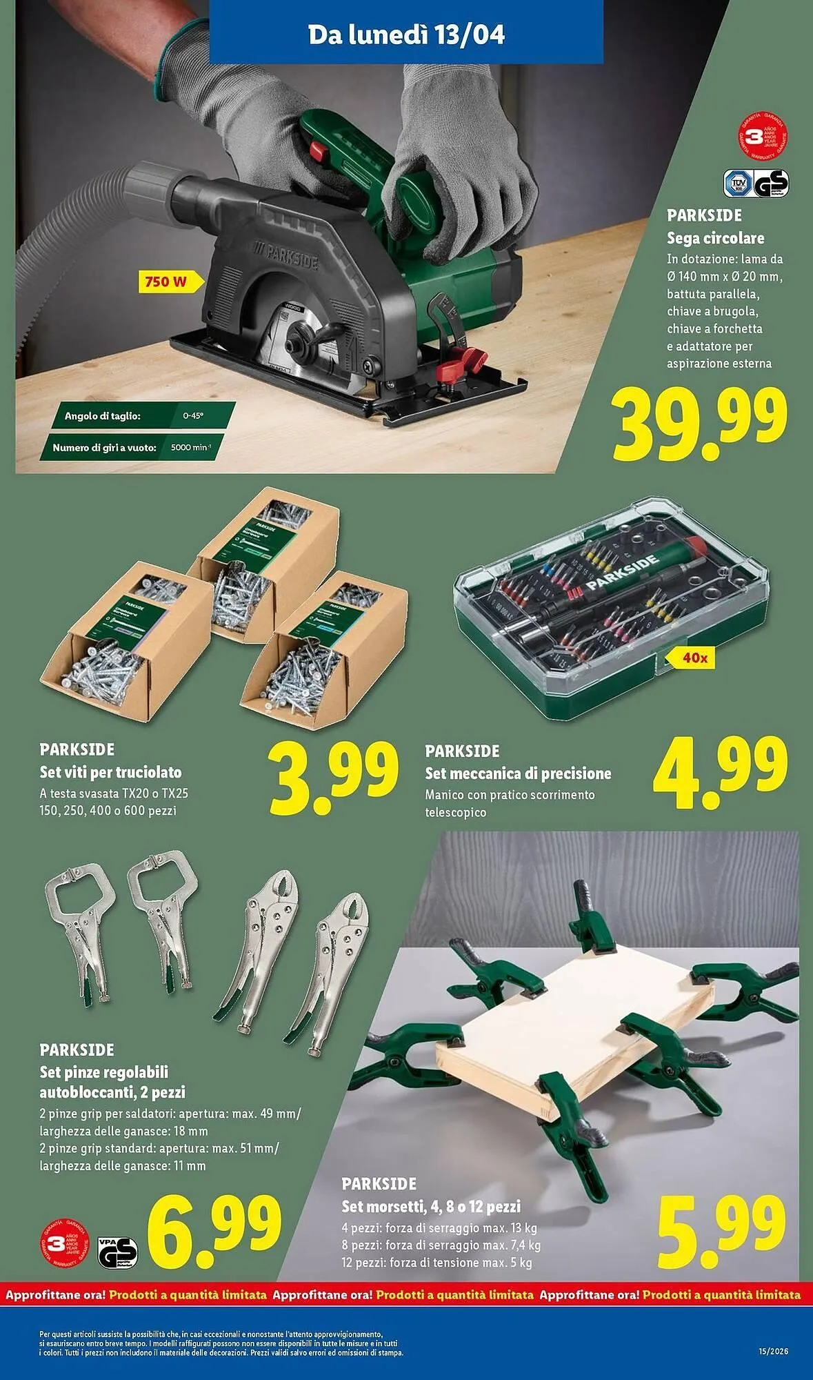 Volantino Lidl da 9 aprile a 15 aprile di 2026 - Pagina del volantino 37